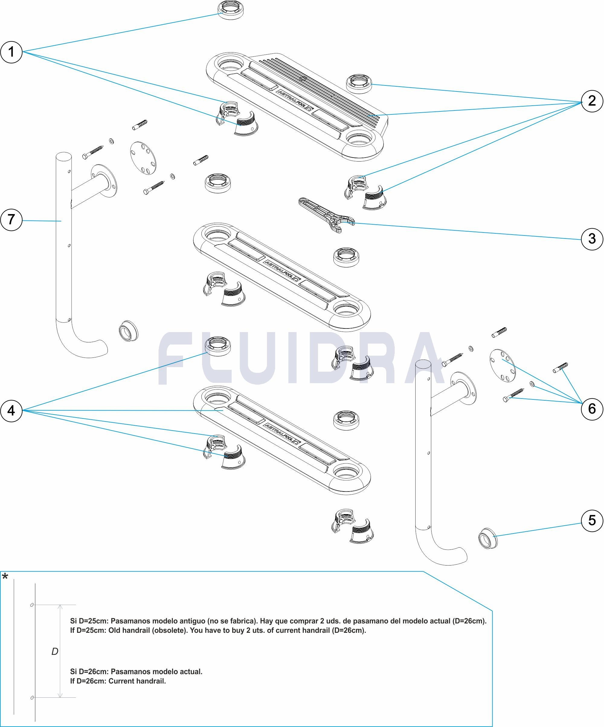 Komfort split 4 peldaños