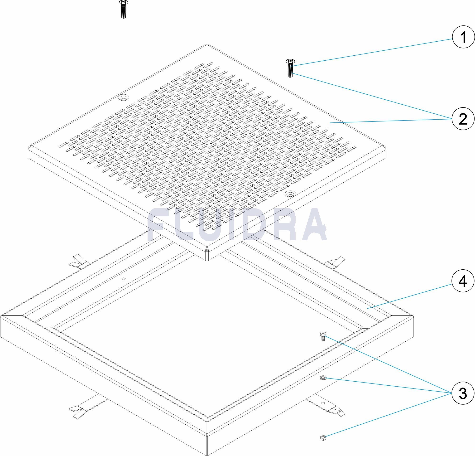 REJILLA SUMIDERO INOX ASTRALPOOL - Equipamientos Ramos