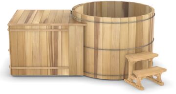 Baño nórdico de madera