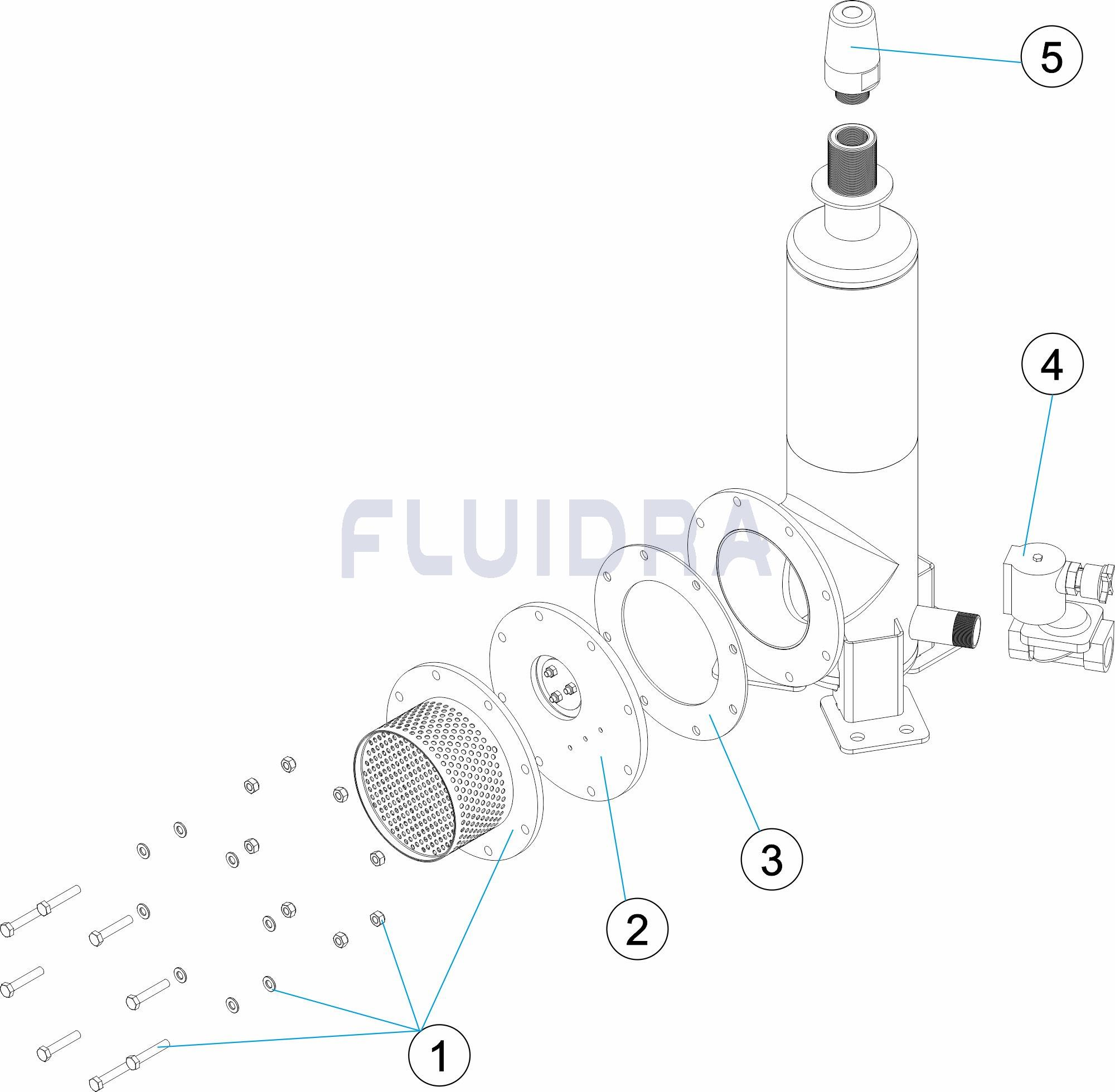 JET M - quick release water -  AISI316 Stainless Steel
