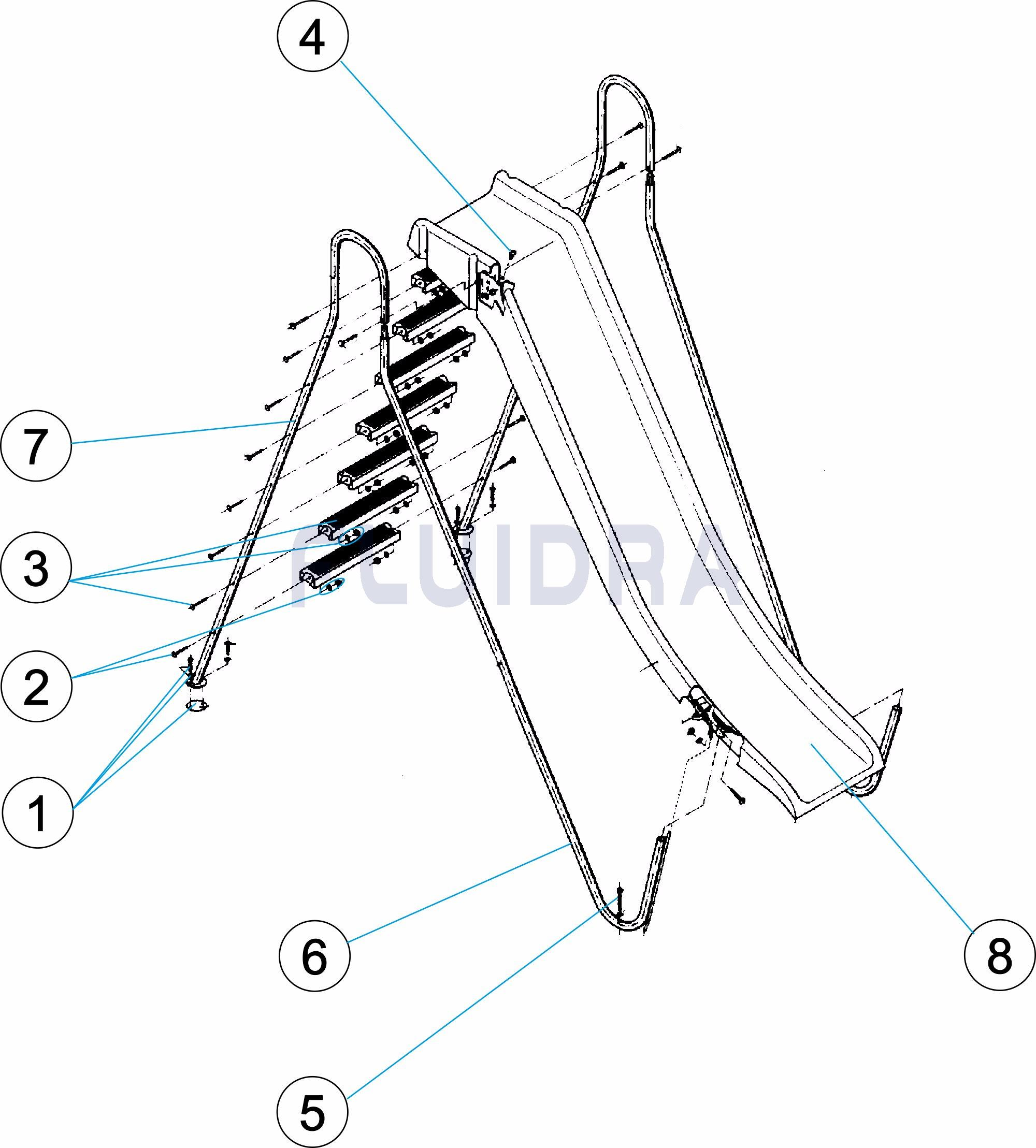 Altura 1,30 m. Ancho 0,43 m.
