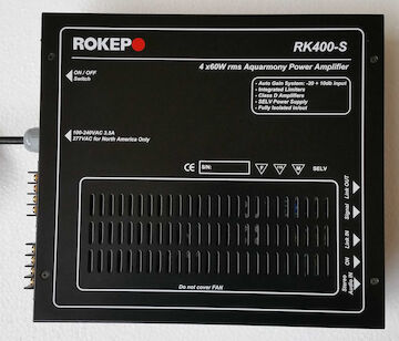Amplifier and loudspeakers- RK400S