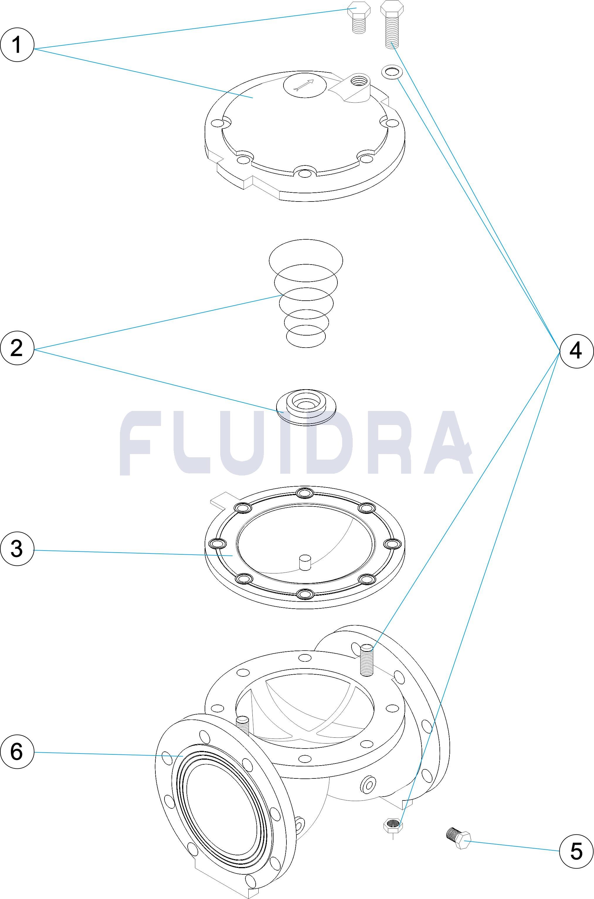 Valvula Metalica Hidraulica D.150 Basica
