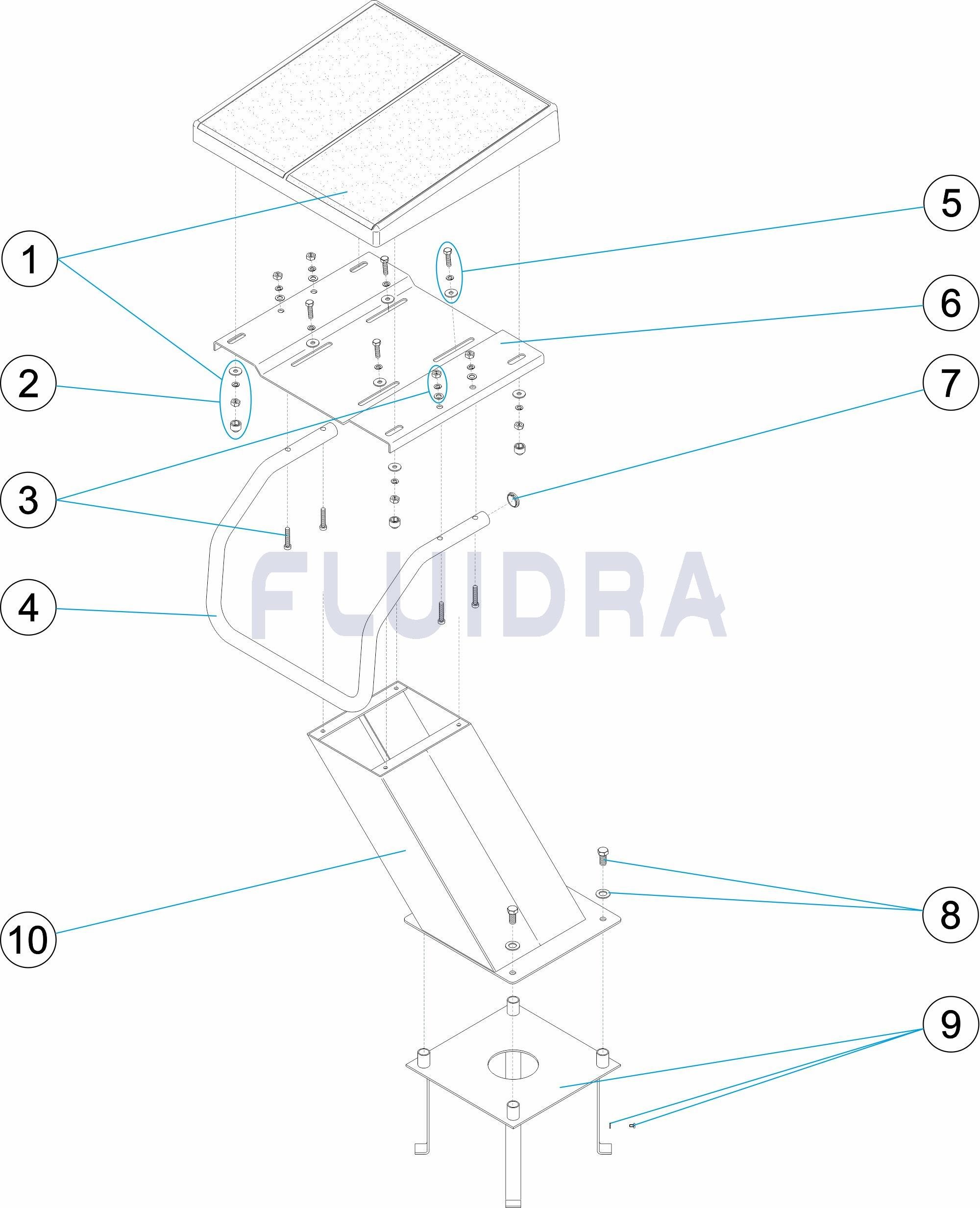 400 mm  AISI-316 25,3 Kg