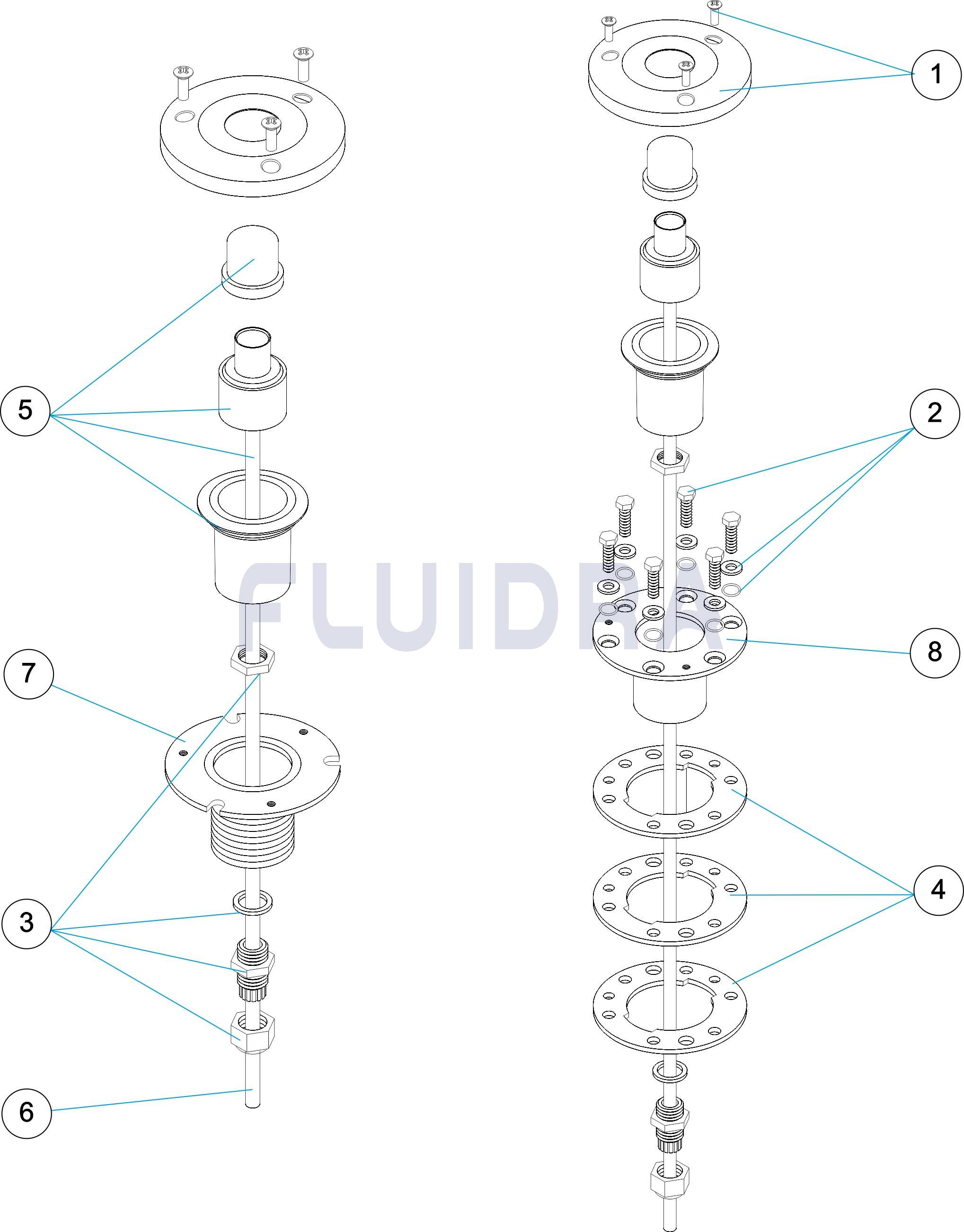 Pulsador 09483 En V4A (A-316)
