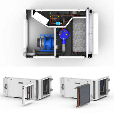 Déshumidification DF2 Through the wall - Condenser