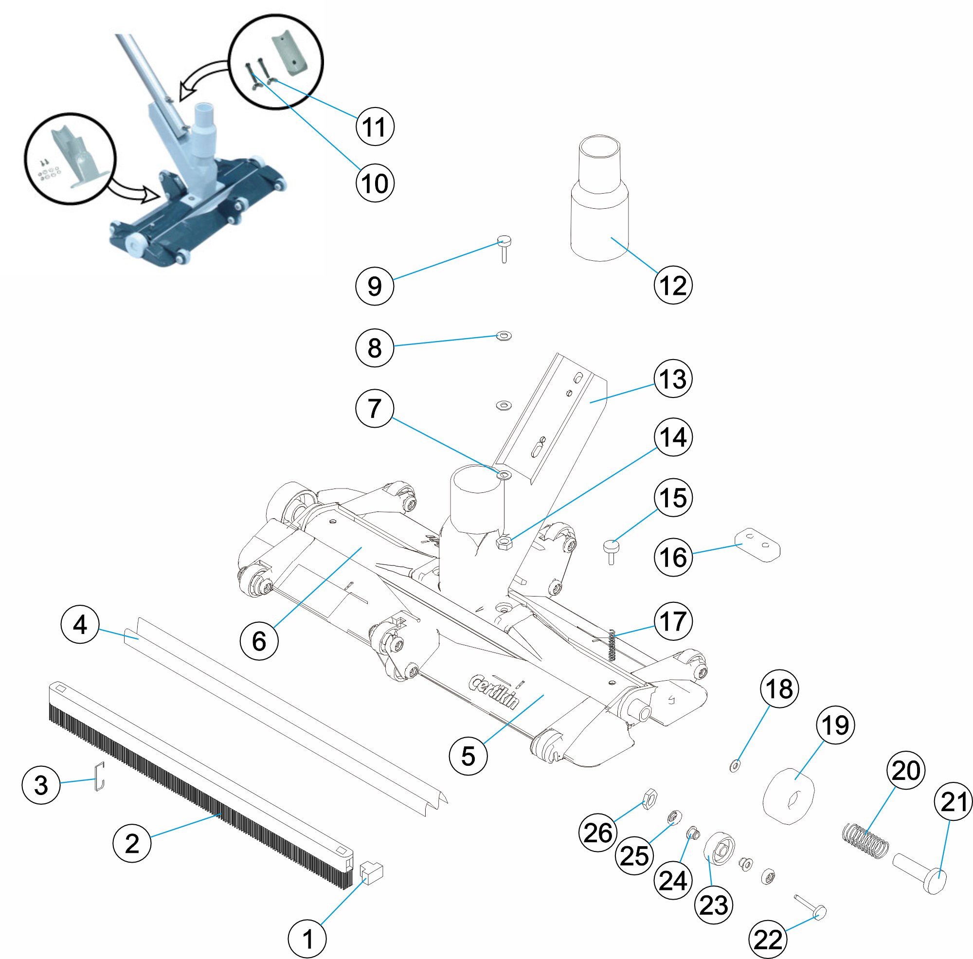Limpiafondos Certivac