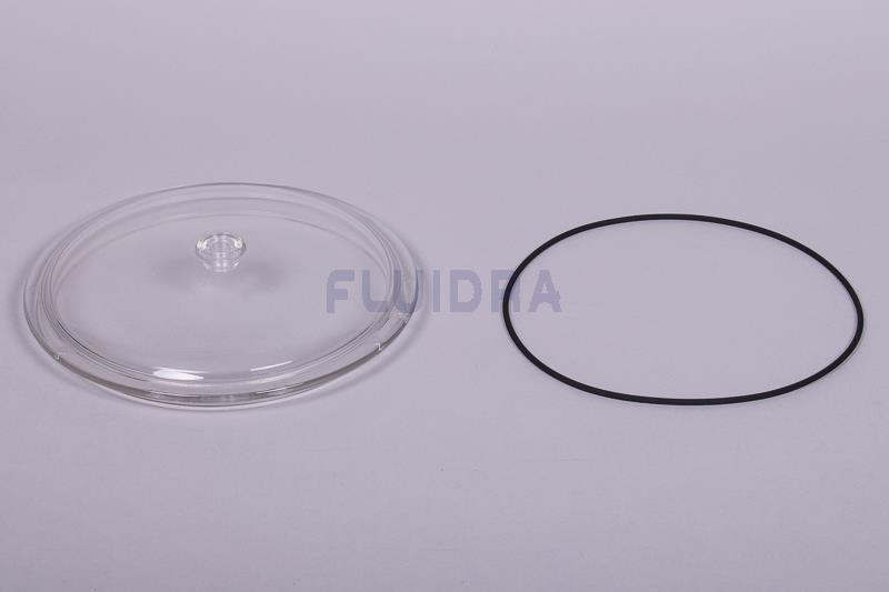 TRANPARENT LID D.220 + 'O' RING