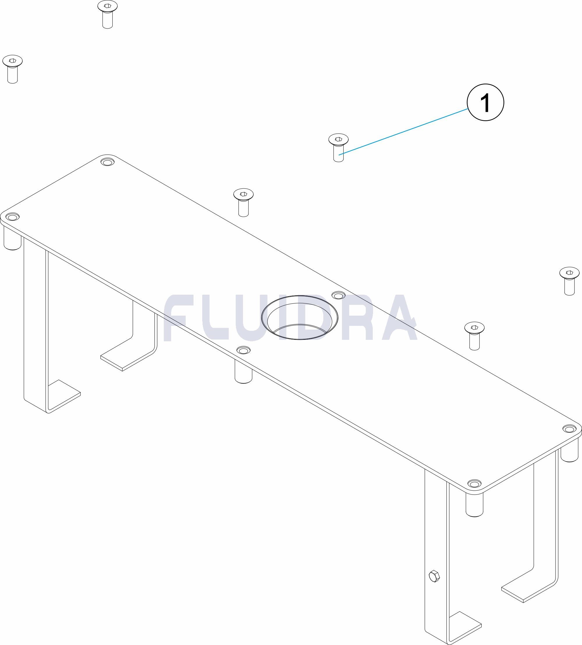 Anclajes cascada Pluvium
