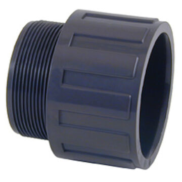 PVC-U adaptor bush solvent socket x BSP male thread