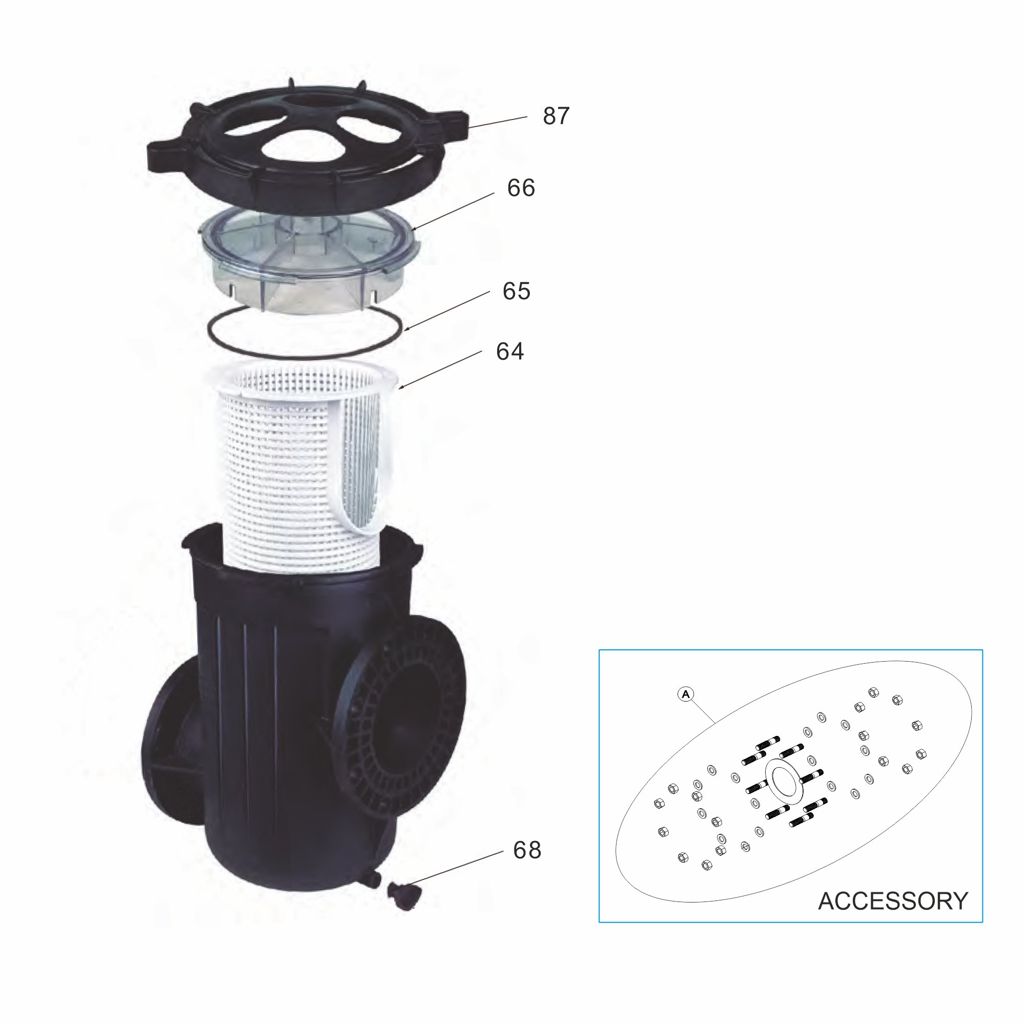 PREFILTRO GREAT GIANT PP 150/150