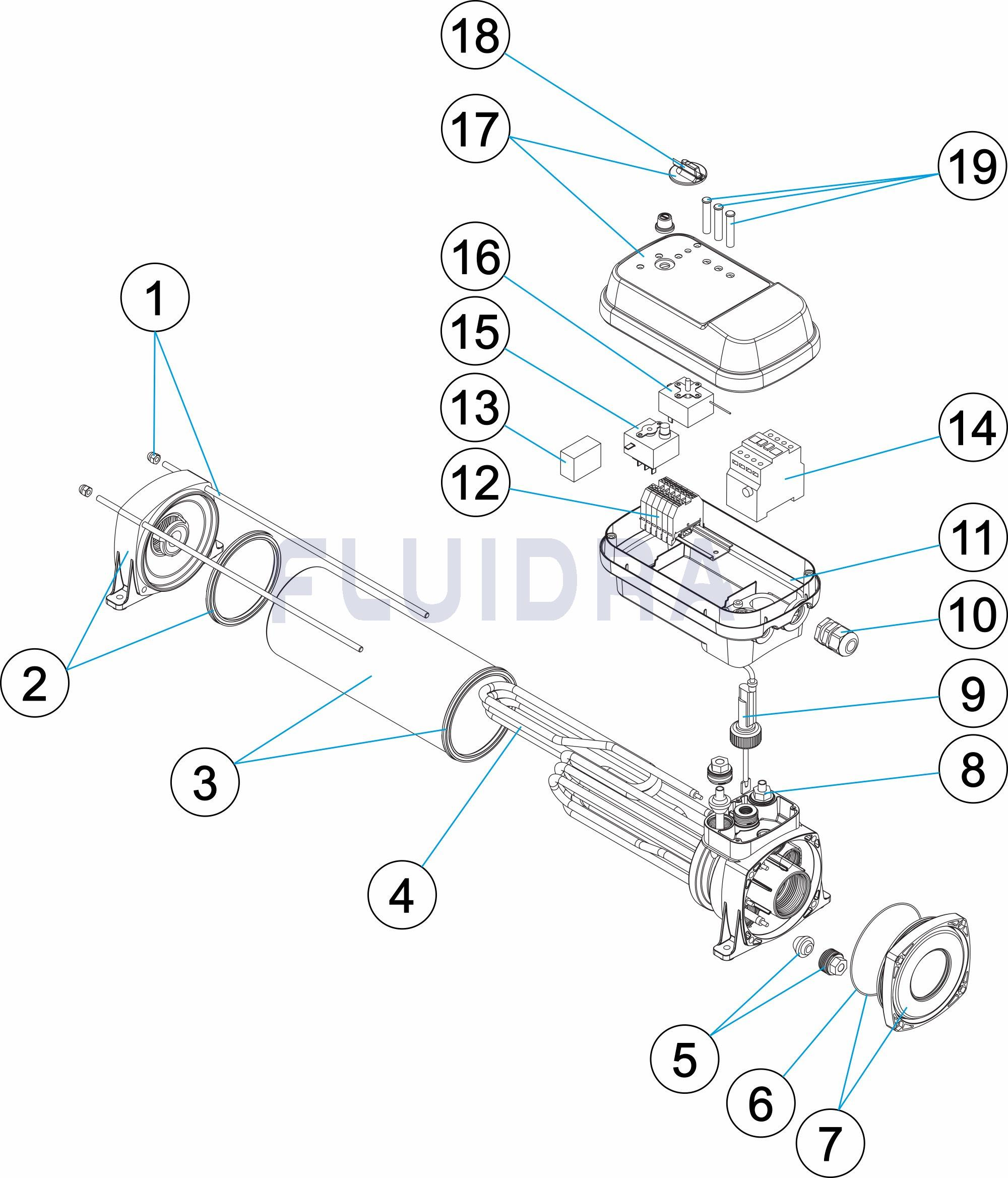 TIT-3 kW AISI-316 stainless steel body