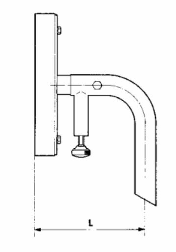 Support for turning panels