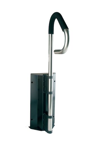 Portable spa handrail holder