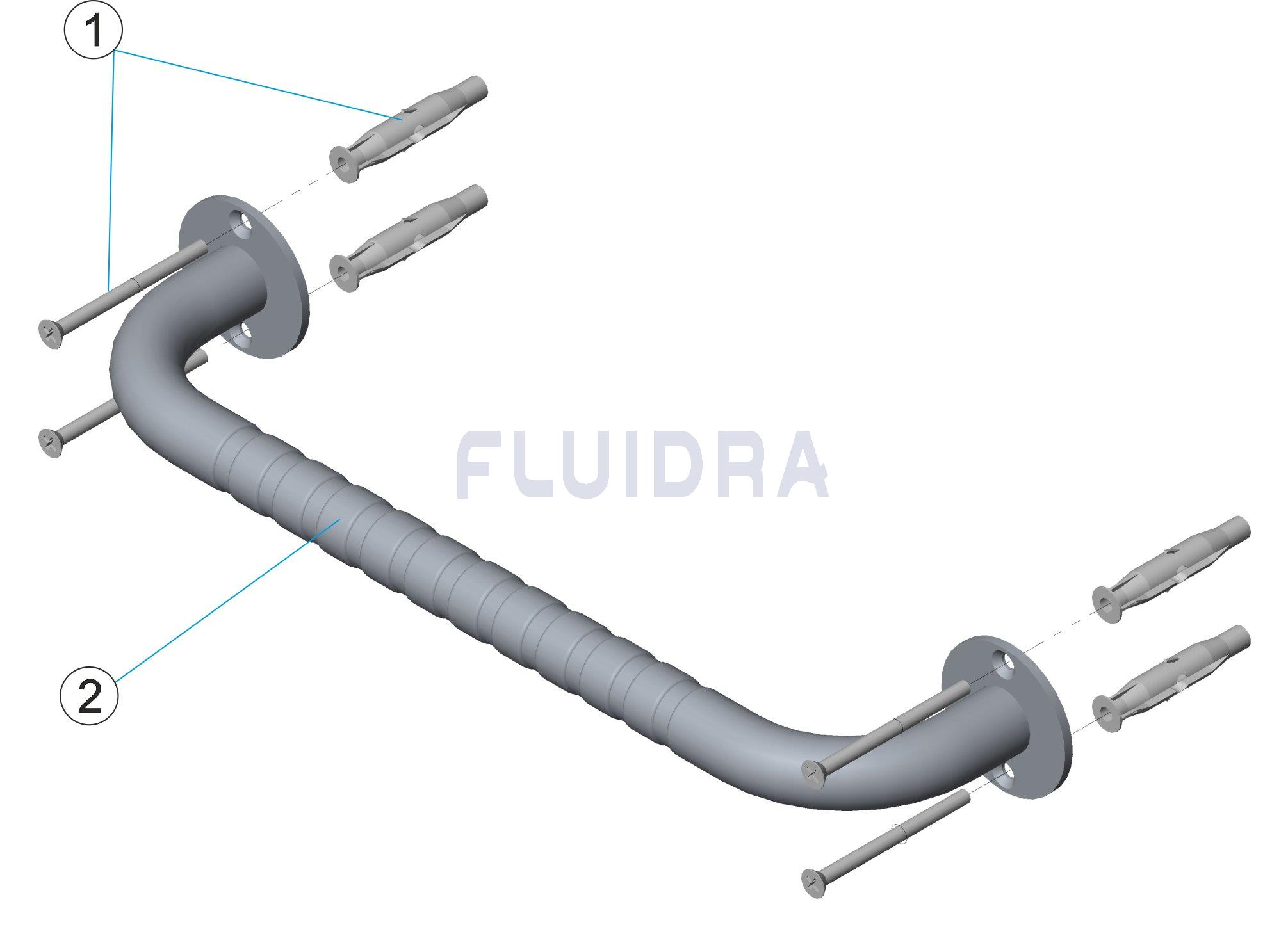 Agarradera Easybath L-300