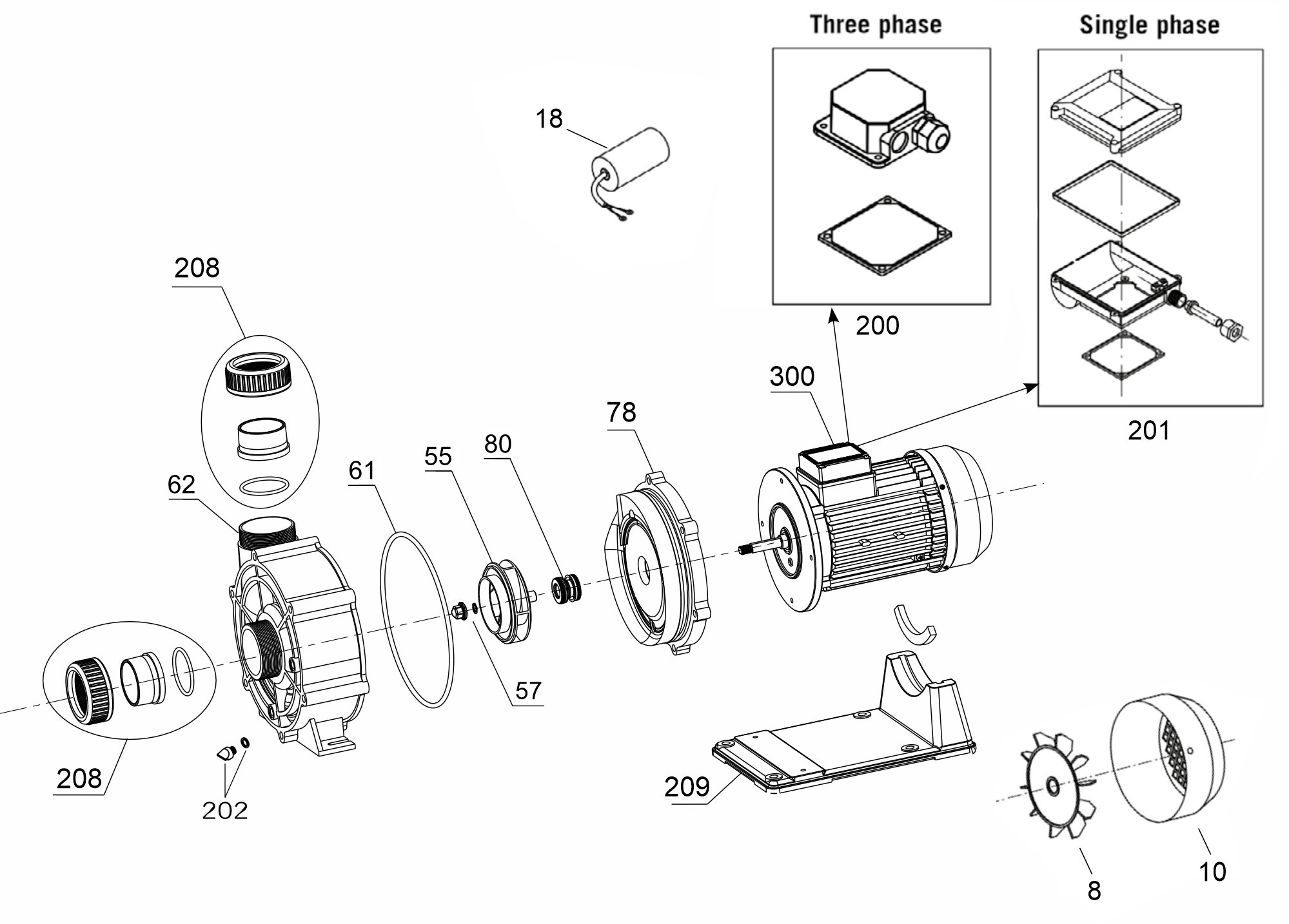 NEW CONTRA 3M 3.5HP 50HZ