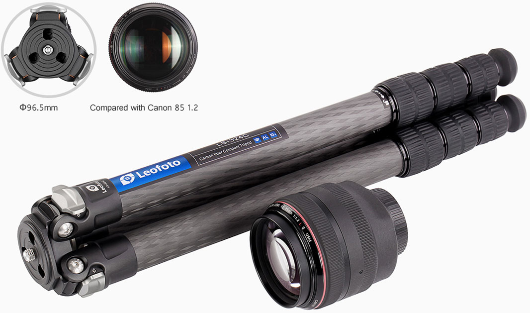 Leofoto Ranger LS-324C+LH40 hiilikuitujalusta