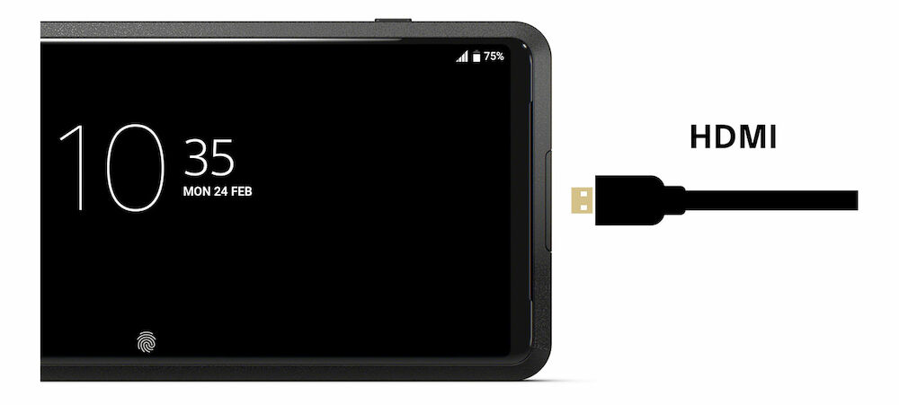 Sony Xperia Pro har microHDMI-anslutning