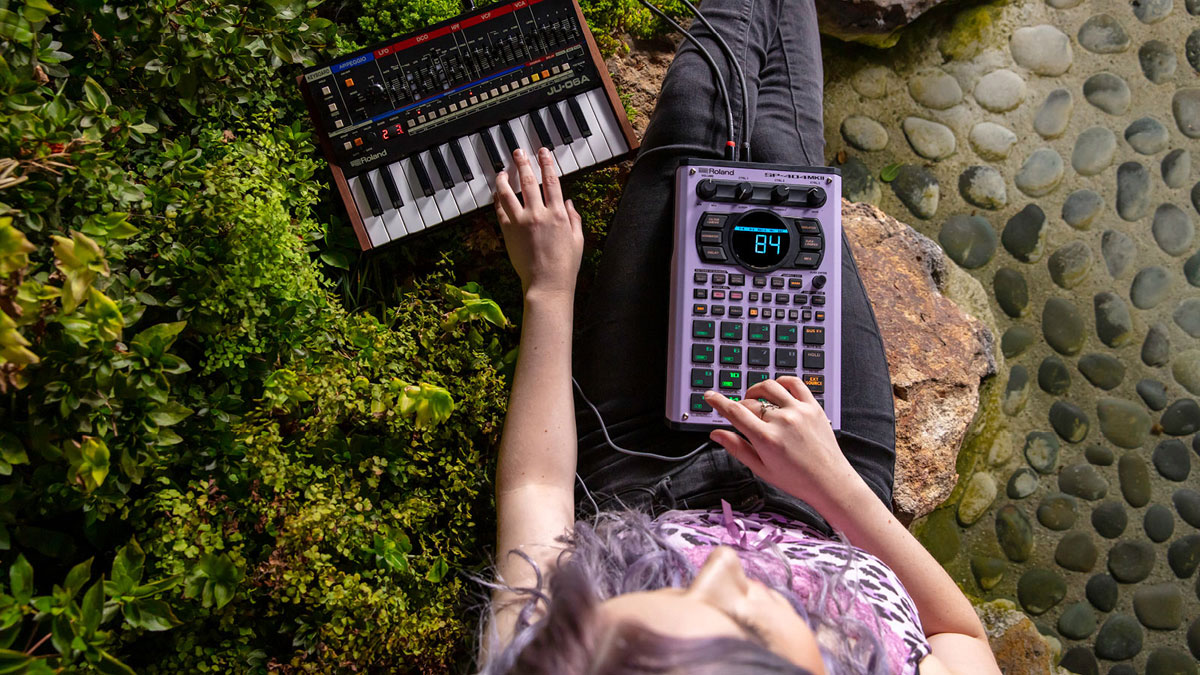 Roland SP404MKII sampler med USB-C-port
