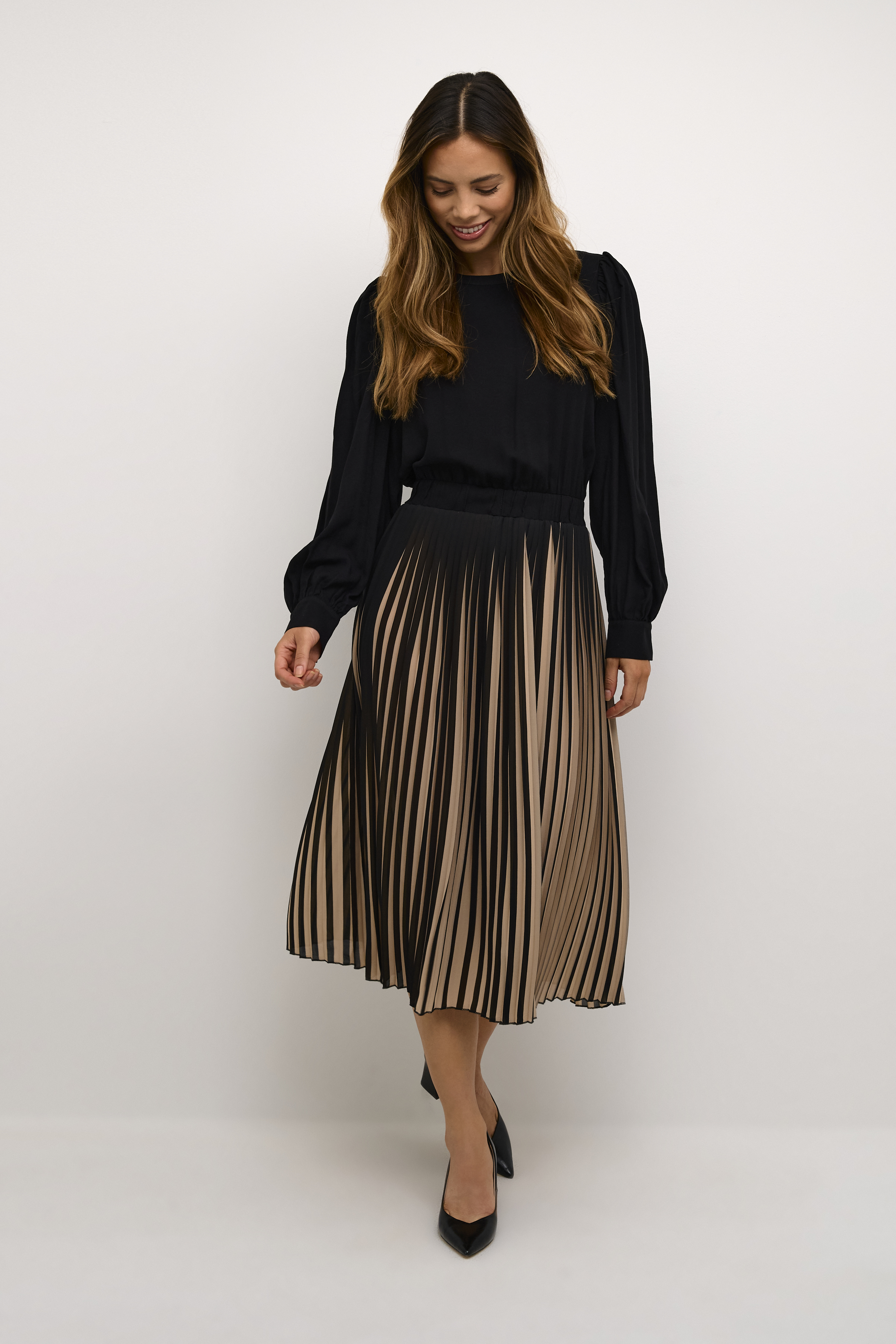 CUcarly Dress in black viscose