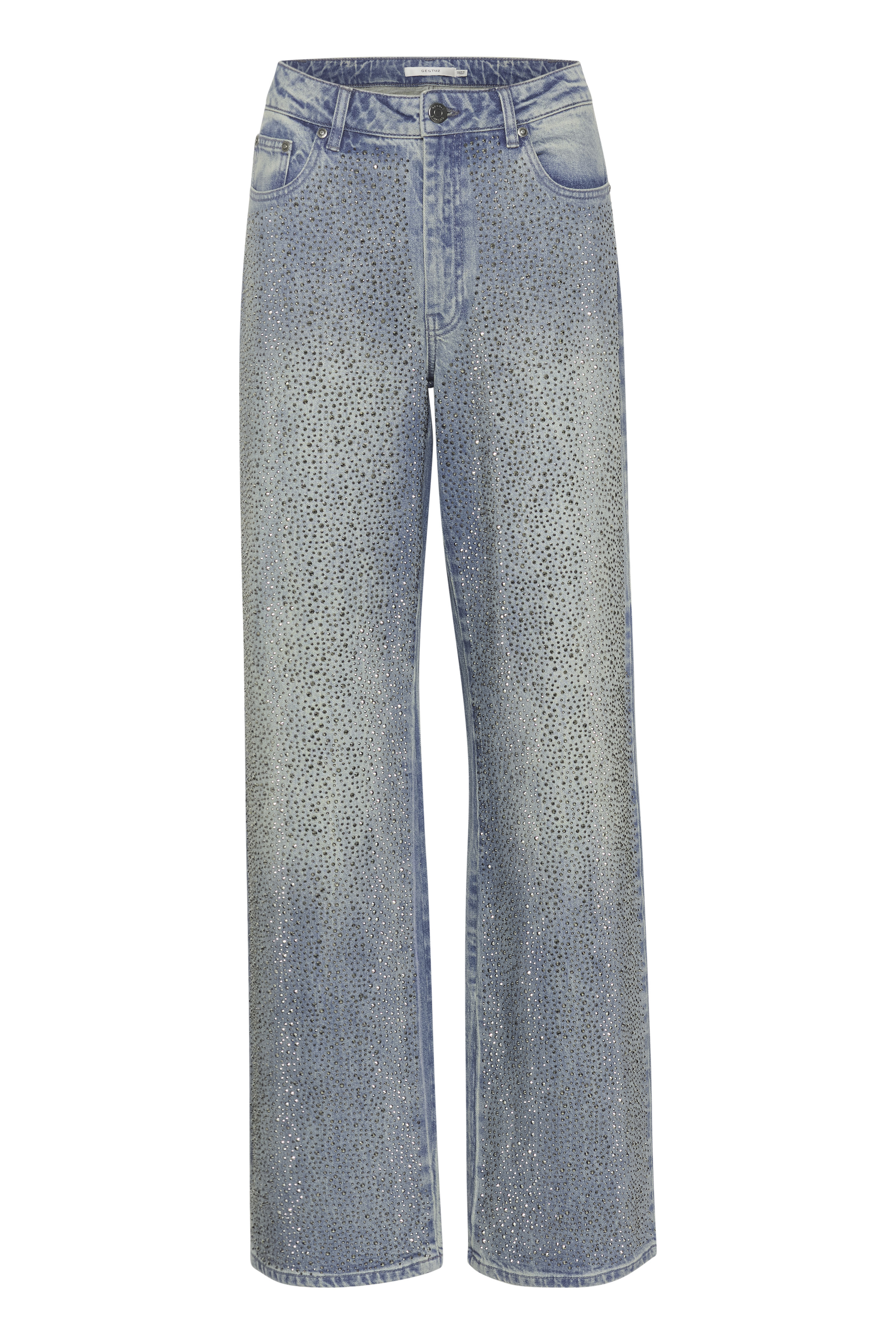 the ＪＥＡＮＳ NWT ZARA Z1975 Full Length Straight Cut Jewel High Waisted
