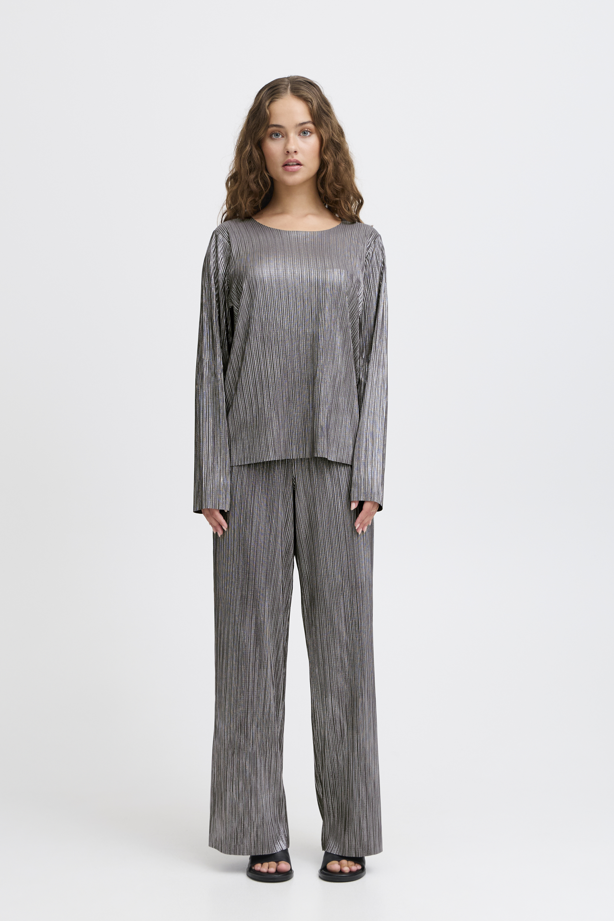 chi♡ IXSILJA Overhemd in placid bluekleur | ICHI