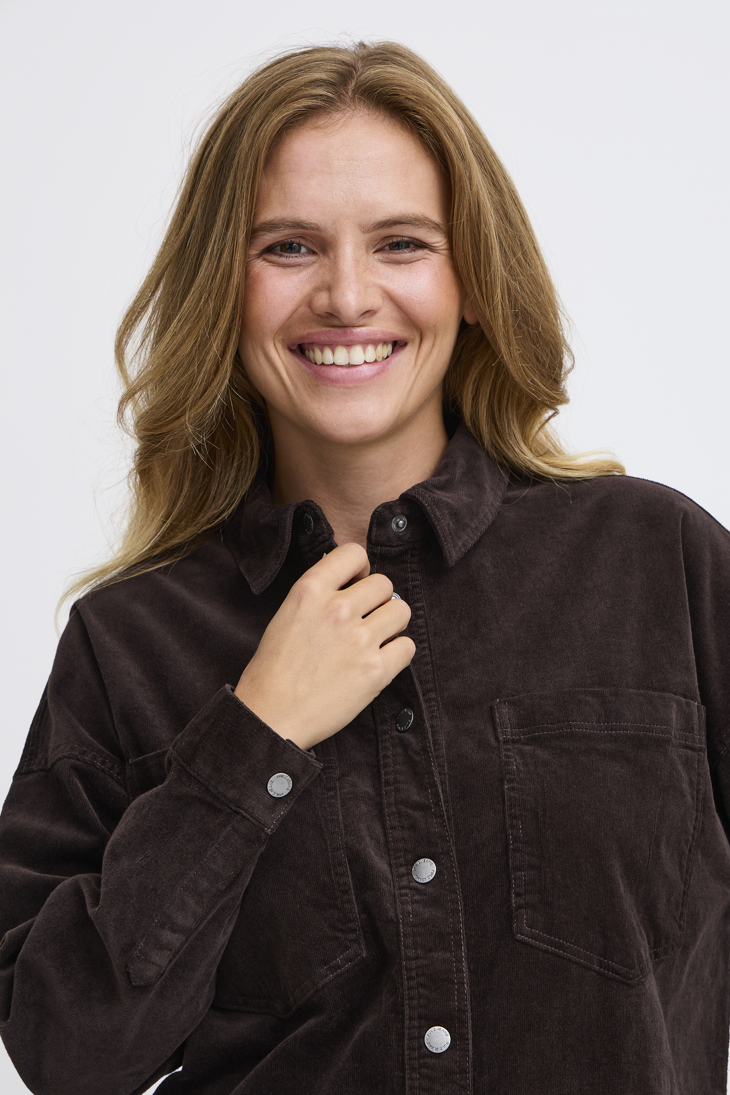 PZSALLY Shirt in dark sapphire colour | Pulz Jeans PZSALLY Shirt in dark sapphire colour | Pulz Jeans