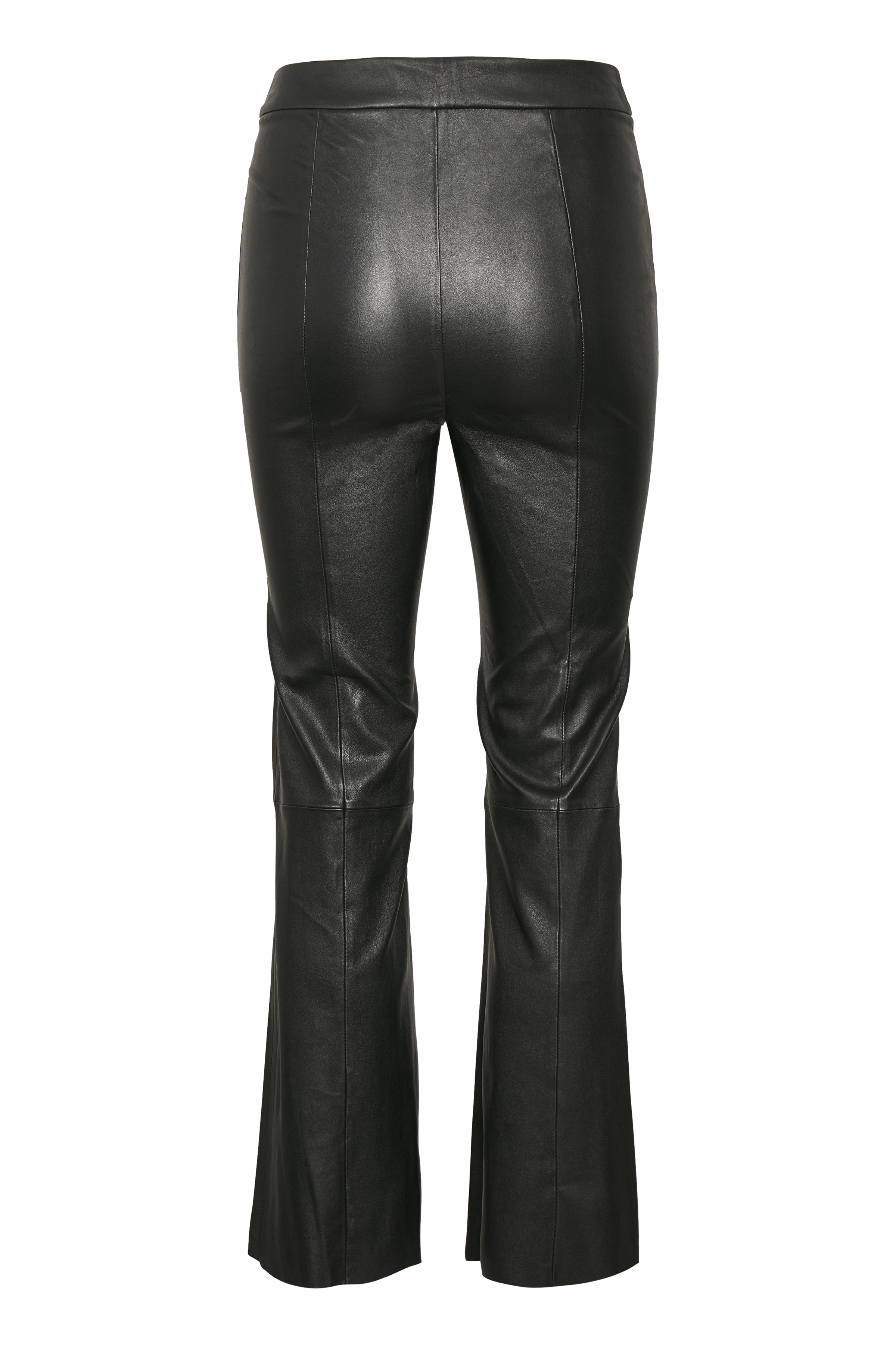 【mnem】Letch Coated Leather Pants Decode Men's Leather Pants – Slim Fit with Stretch