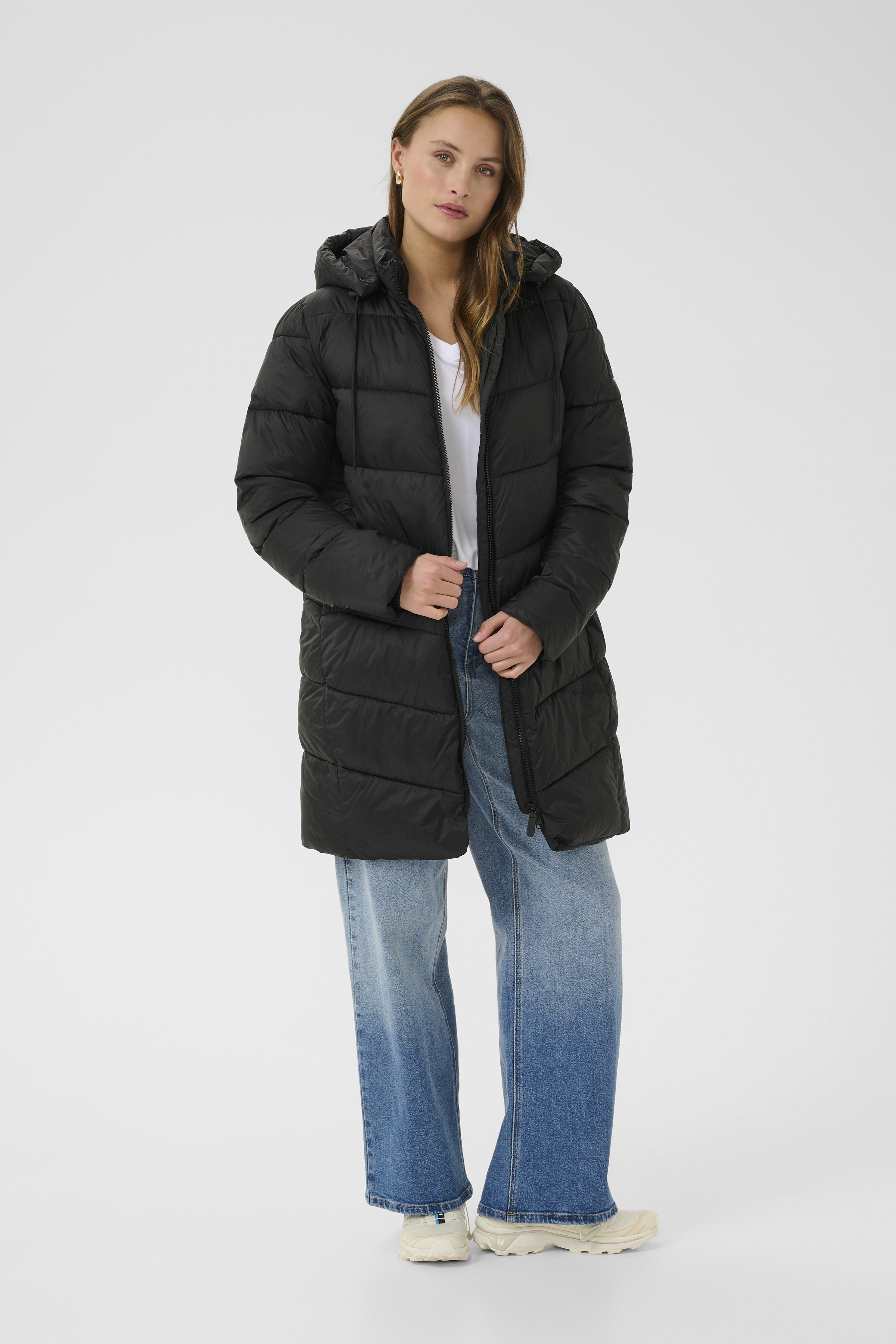 KAsusanne Jacket in black deep polyamide | KAFFE Clothing