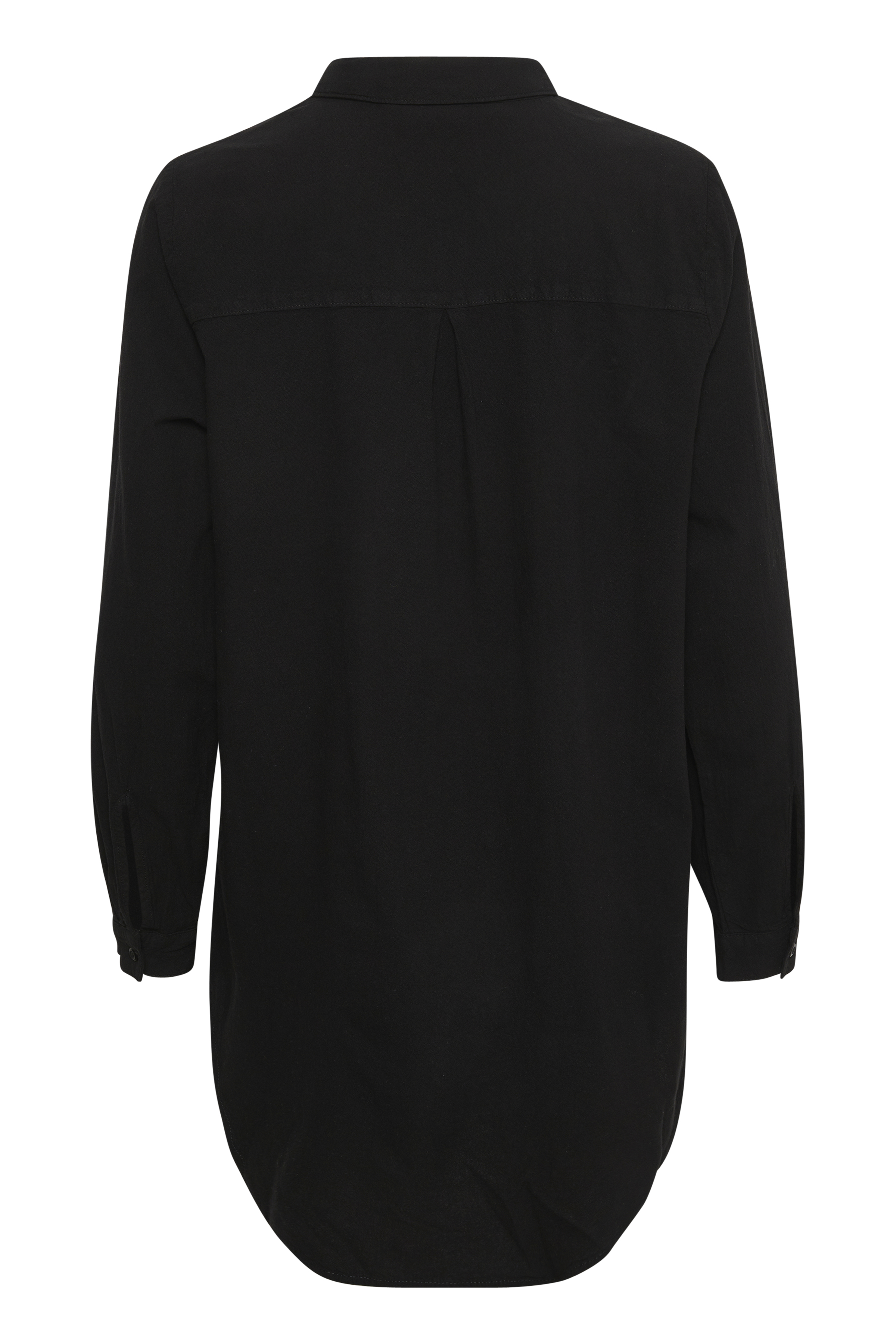 今ならほぼ即納！ Shirt KAnaya in Clothing KAFFE | cotton deep black トップス