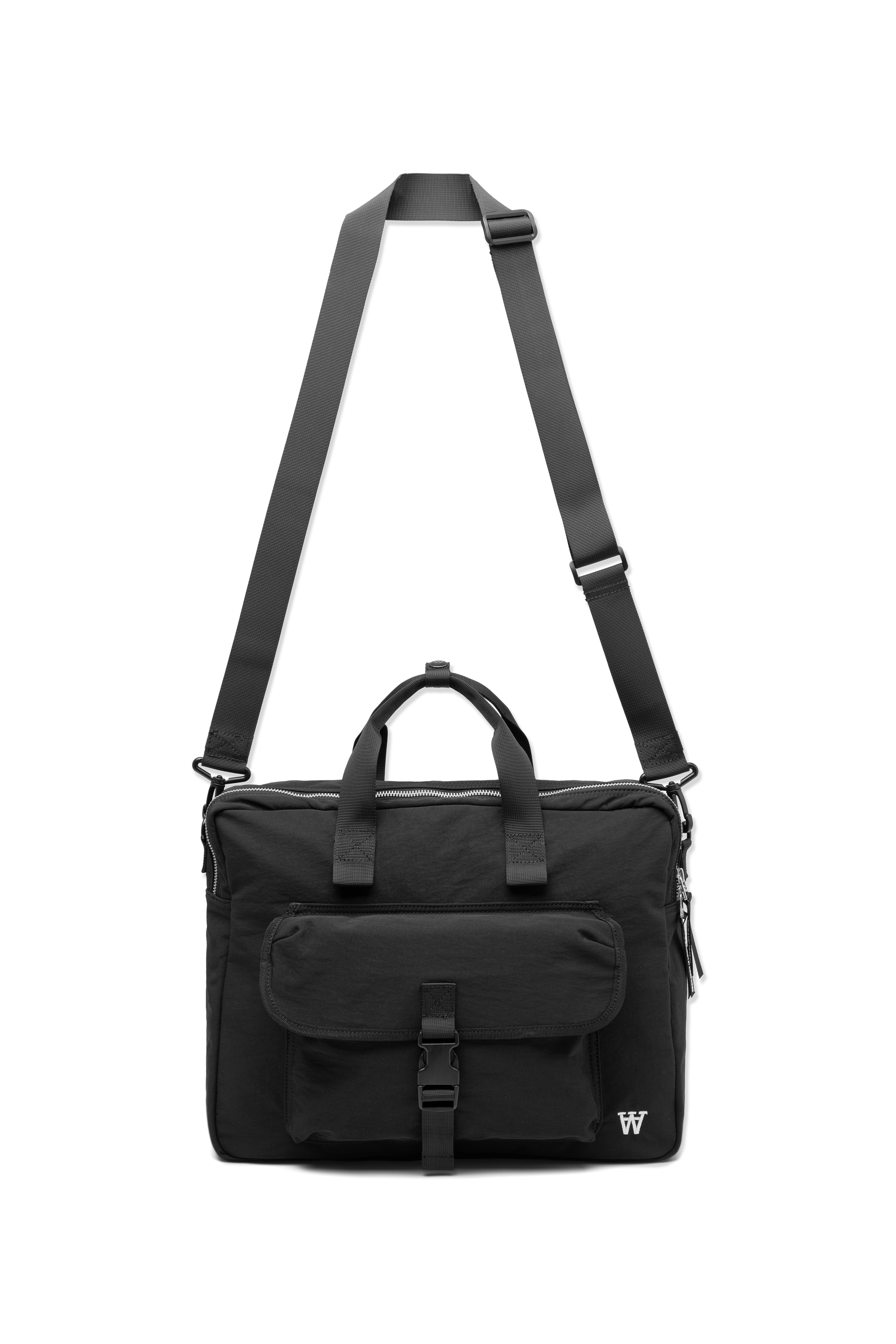 WWWolfgang briefcase in black nylon | WoodWood