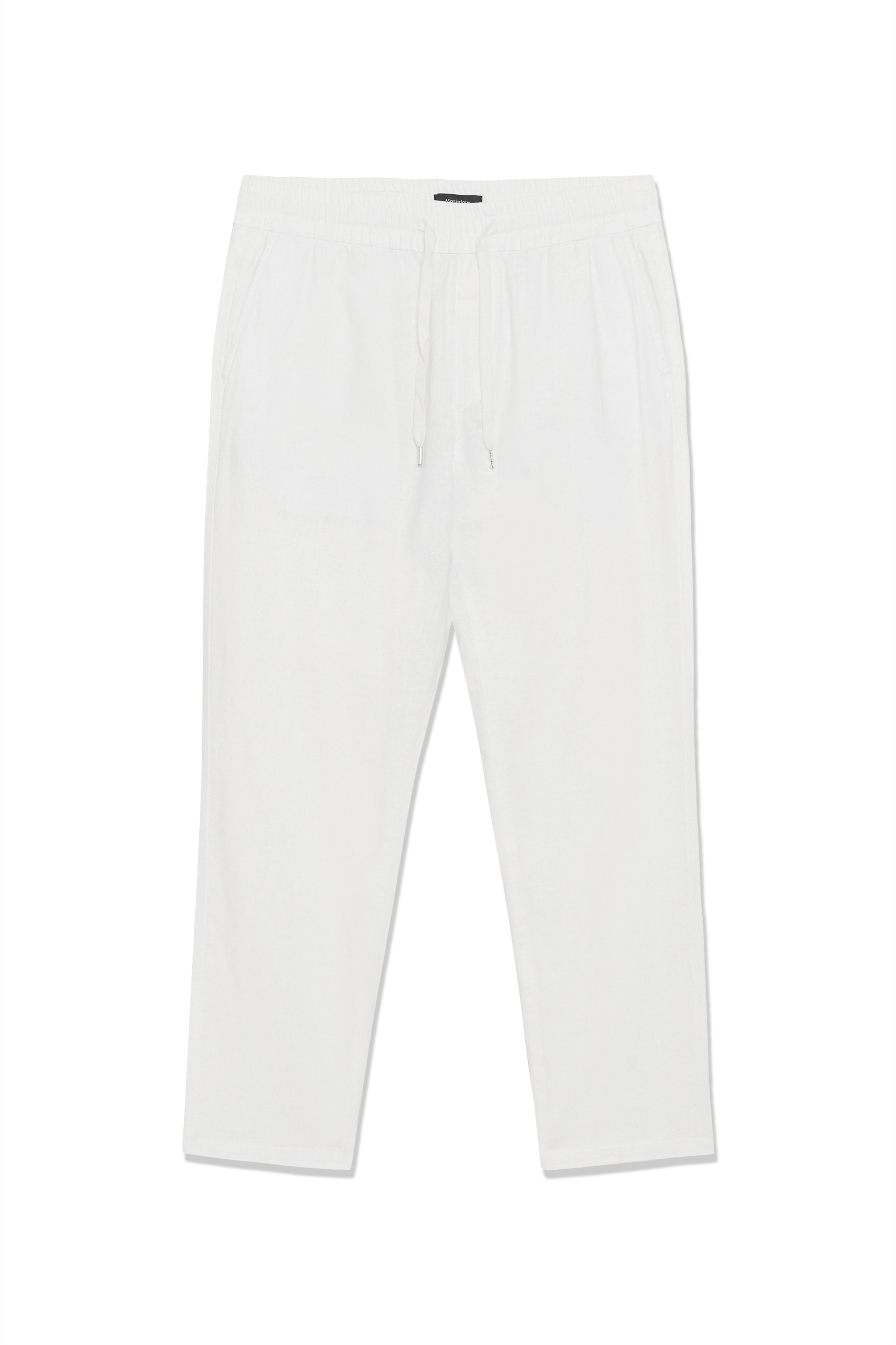MABARTON LINEN TROUSERS IN BROKEN WHITE COLOUR