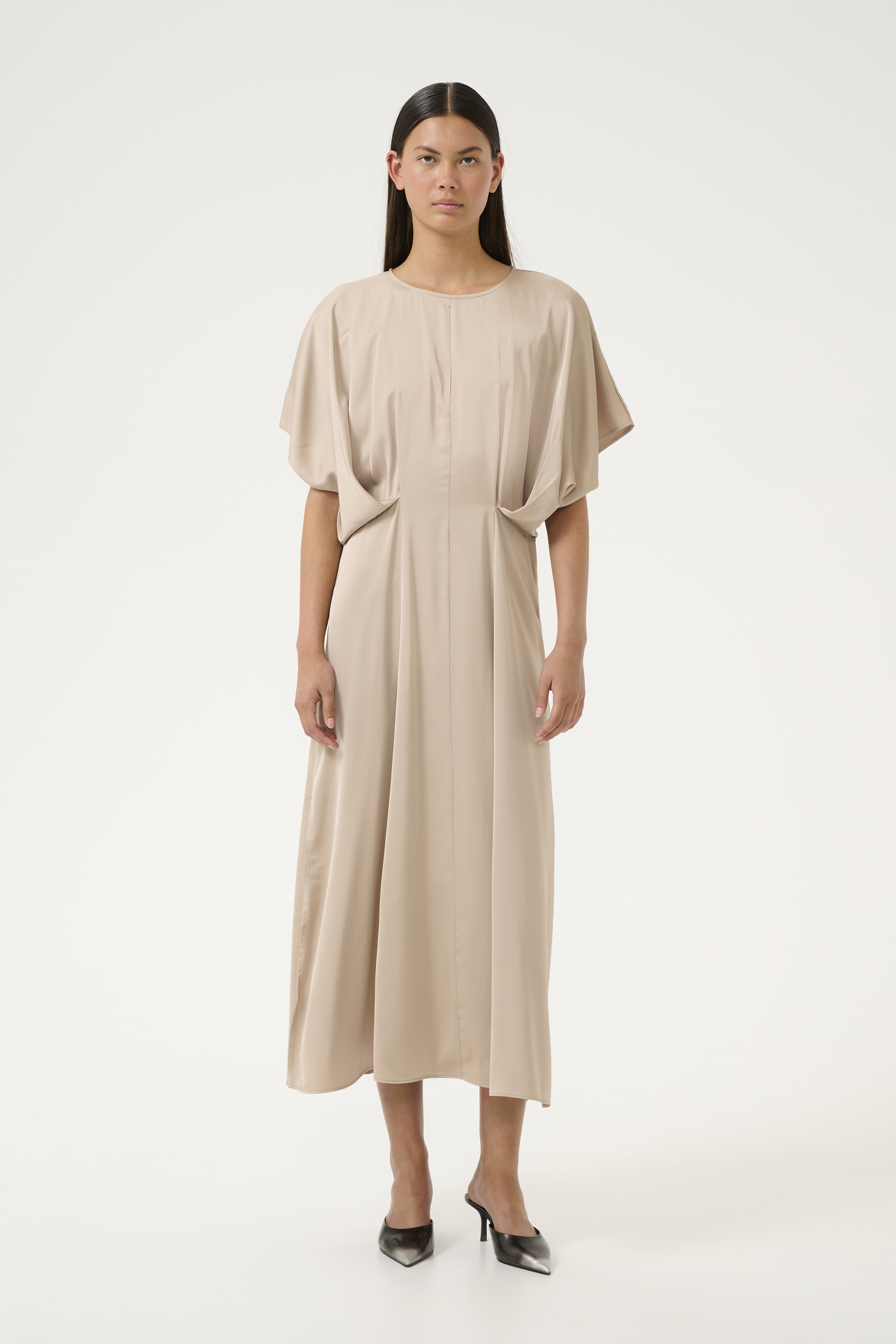 KBThorun Dress in simply taupe / grey colour