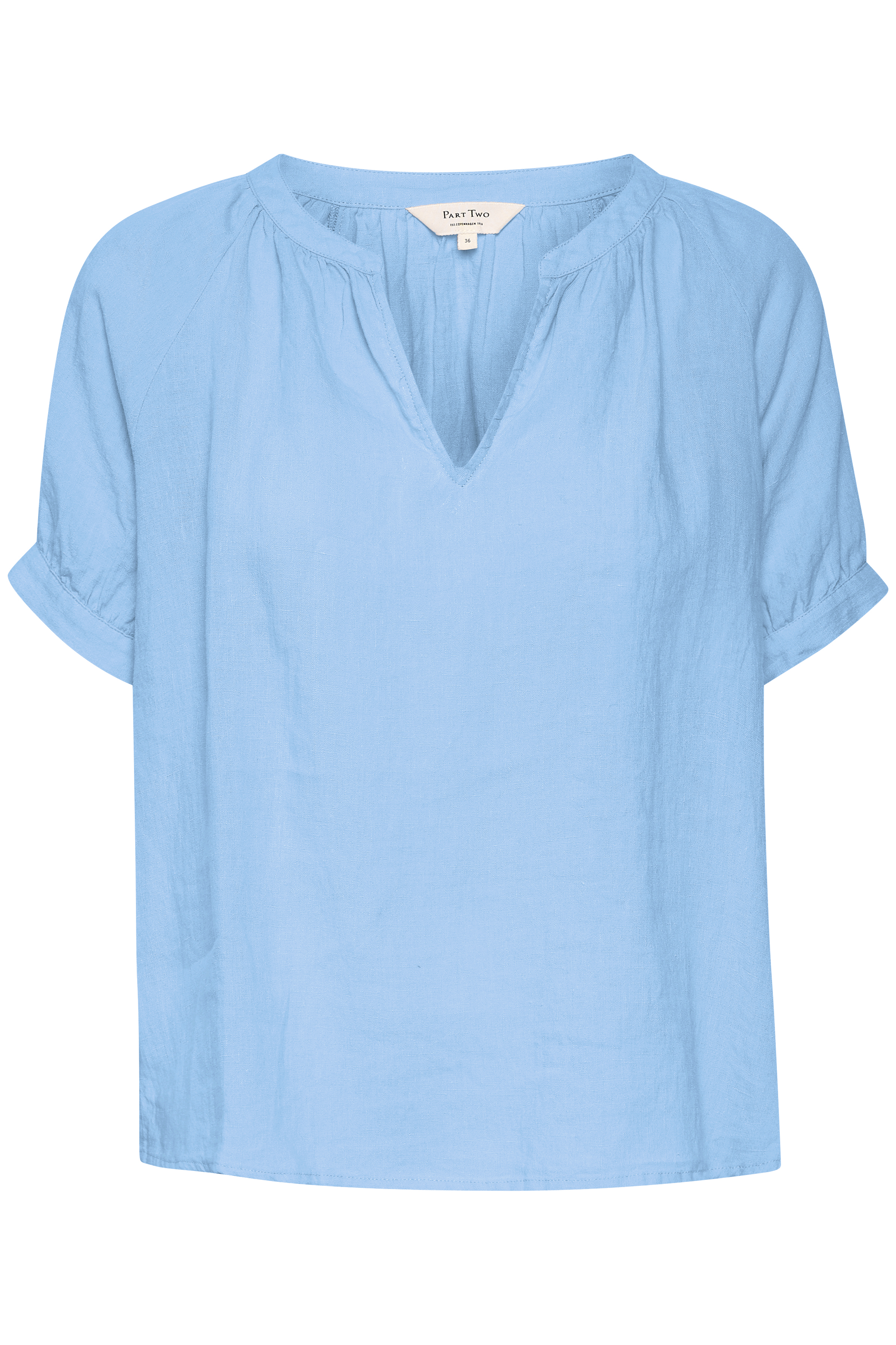 PopsyPW Short-sleeved linen blouse PACK FRONT 30306825-170613