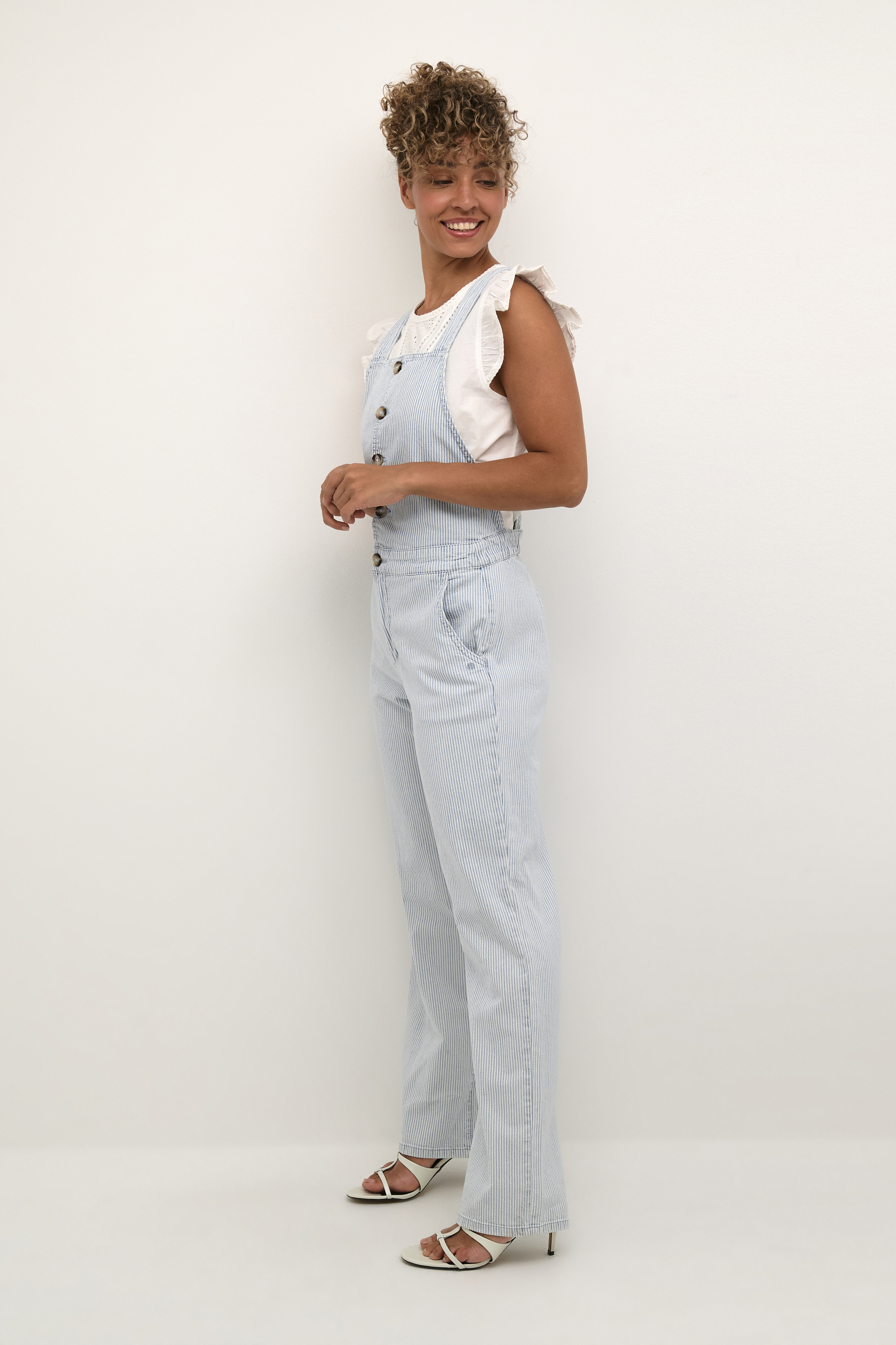 Cream overalls deals