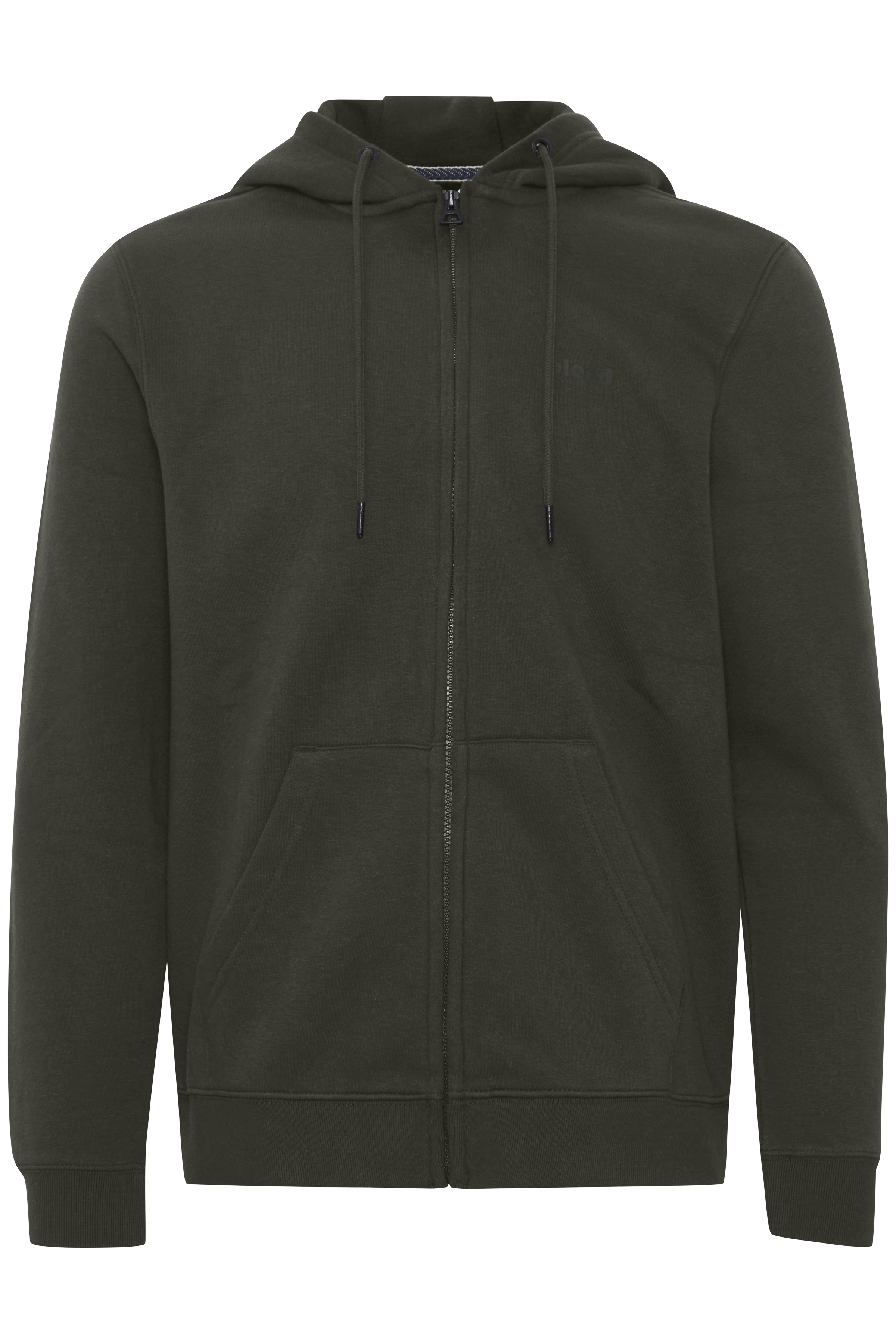 Hoodie med glidelås PACK FRONT 20714494-194024