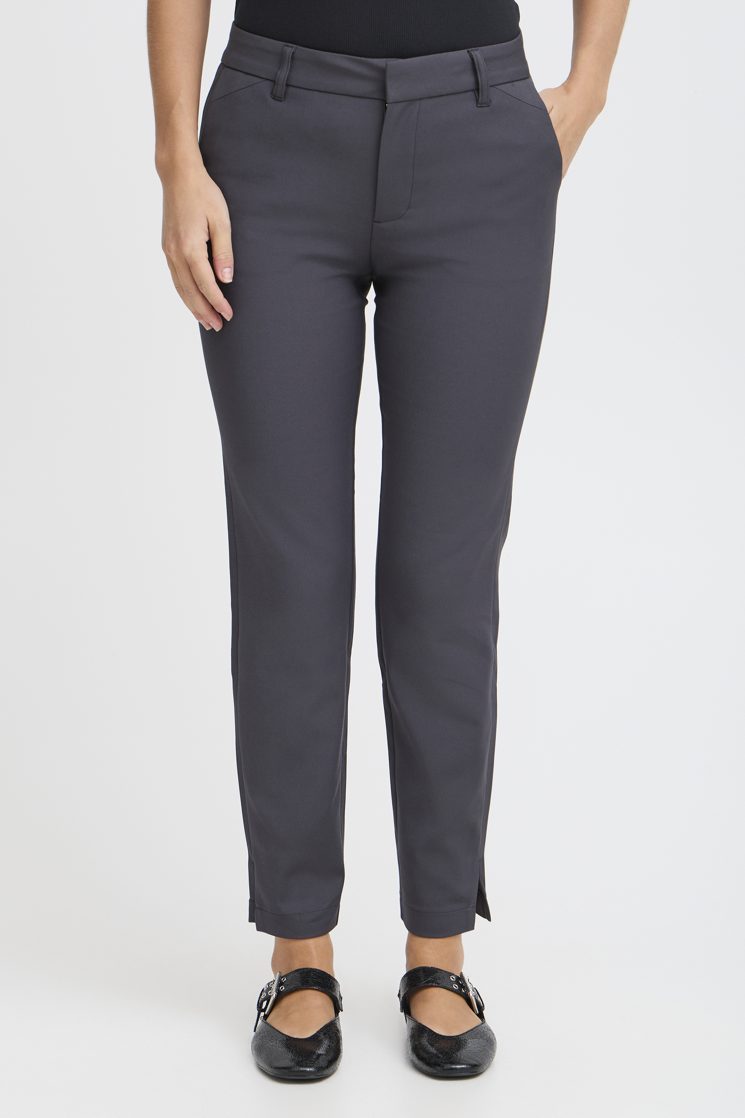 PZBINDY HW Pant Ankl. Skinny Leg in black beauty colour