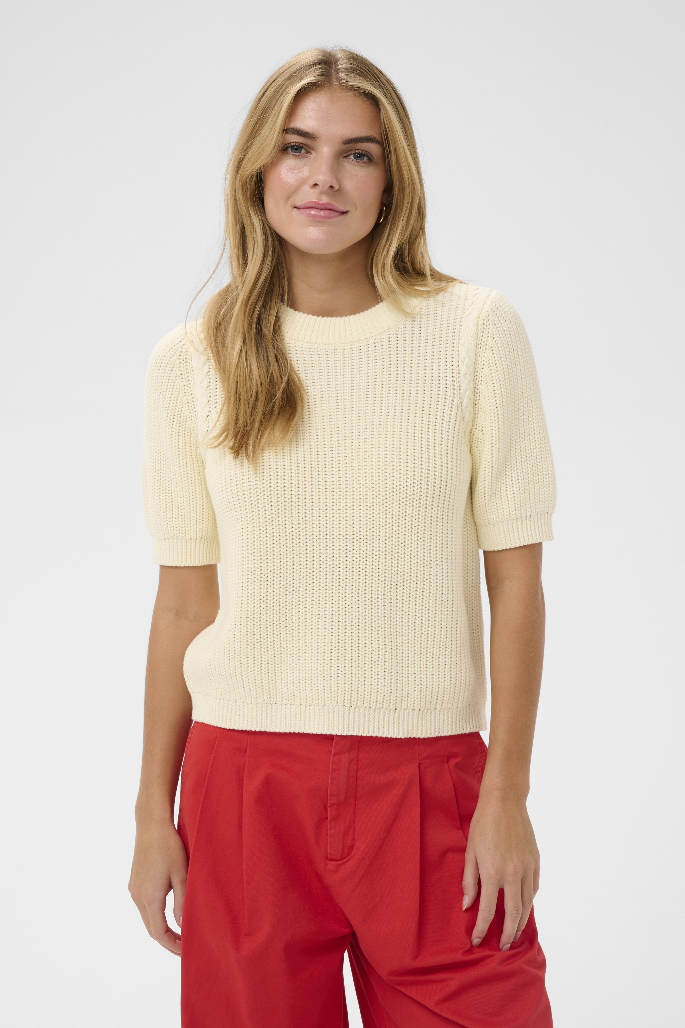 PiliaSZ Pullover in creme / white cotton