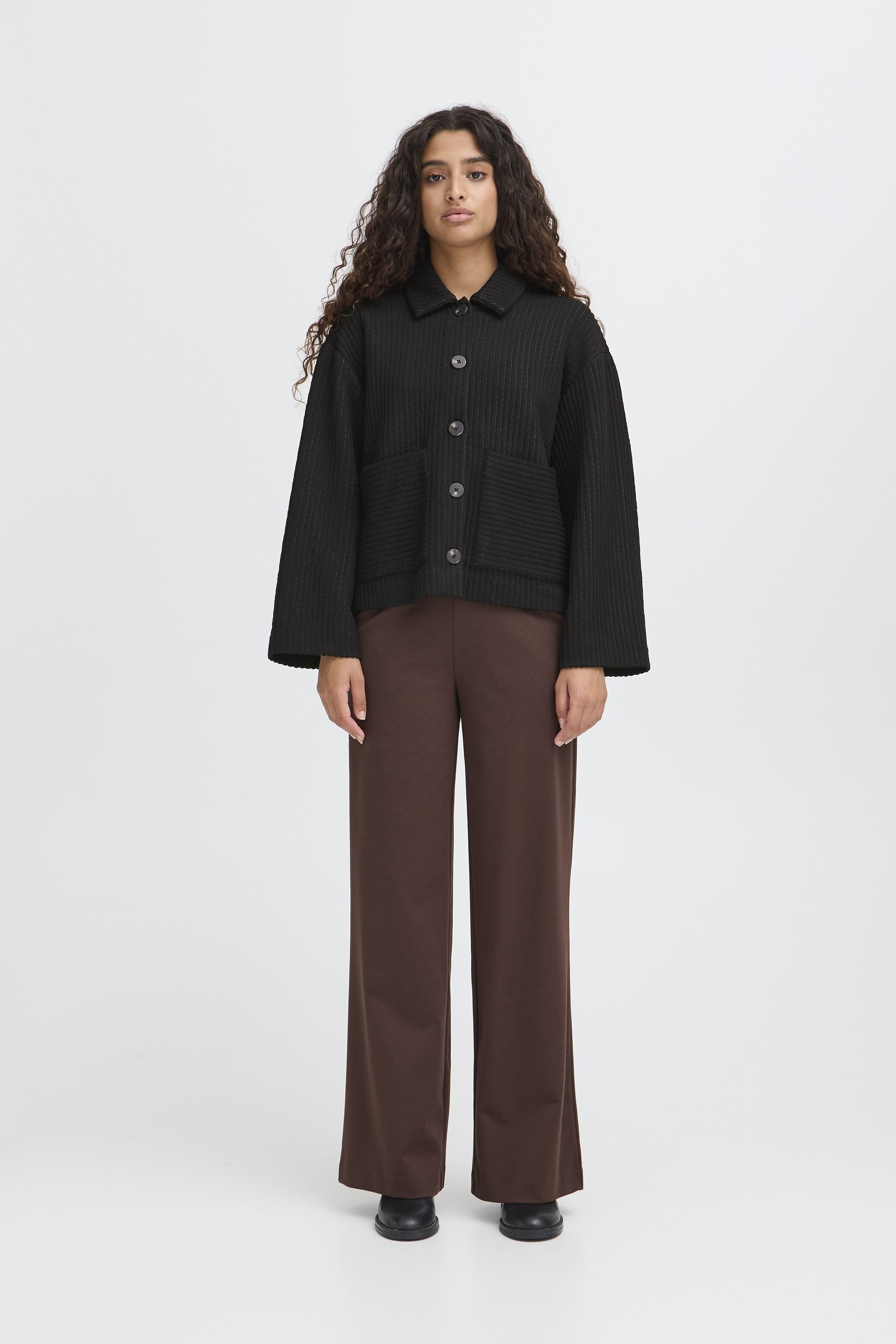 IHKATE Casual jacket in black colour | ICHI