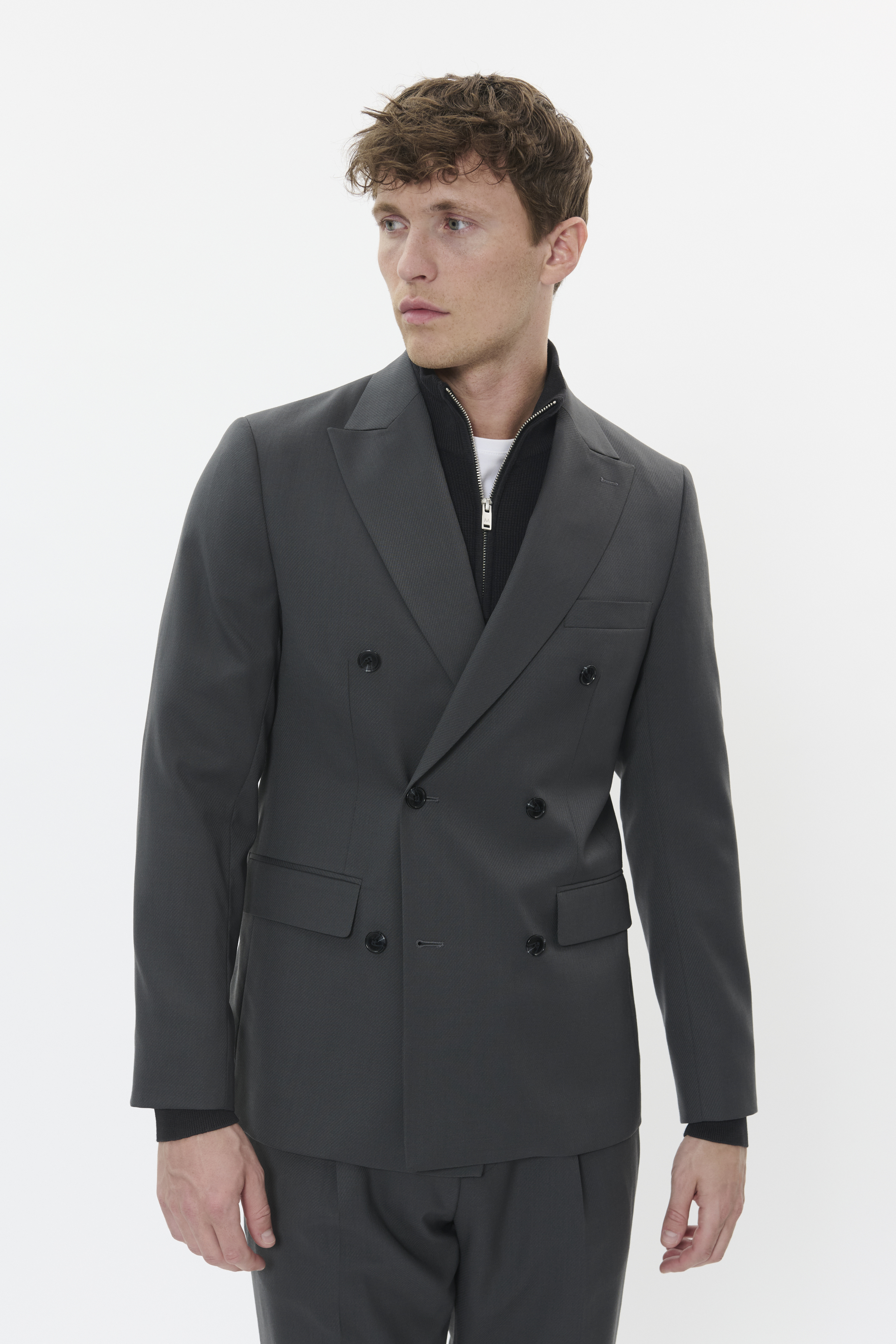 MAgaret Blazer in black oyster / grey colour | Companys