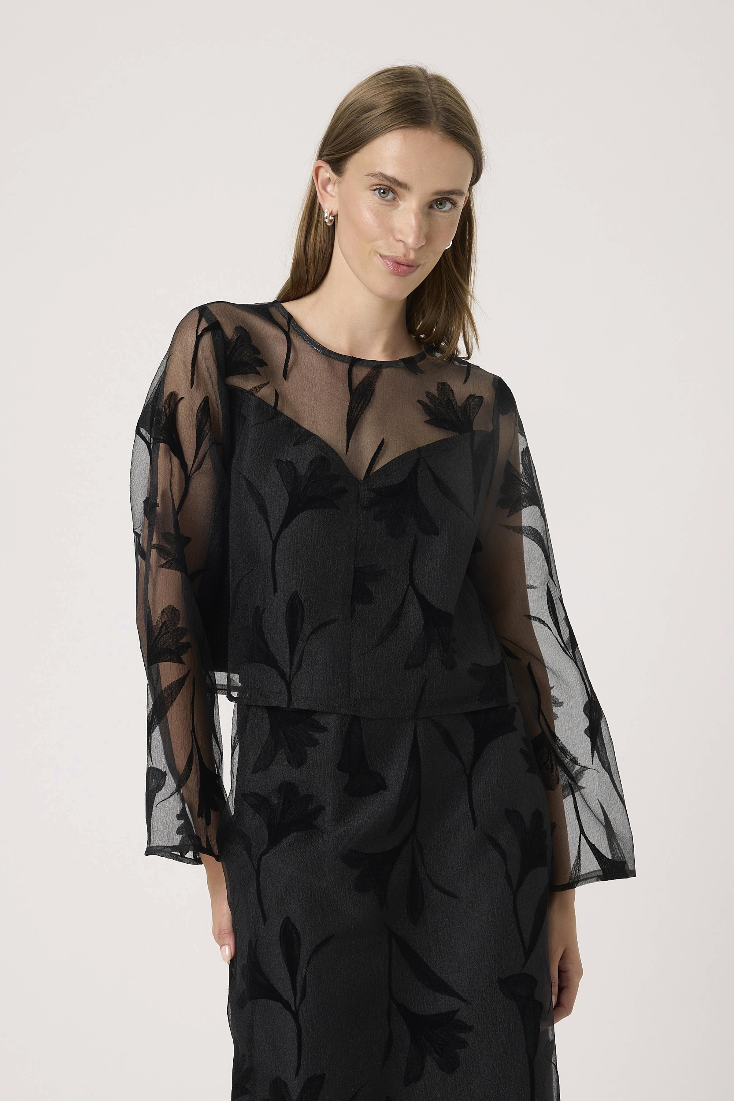 SLPhilomena Blouse in black polyester