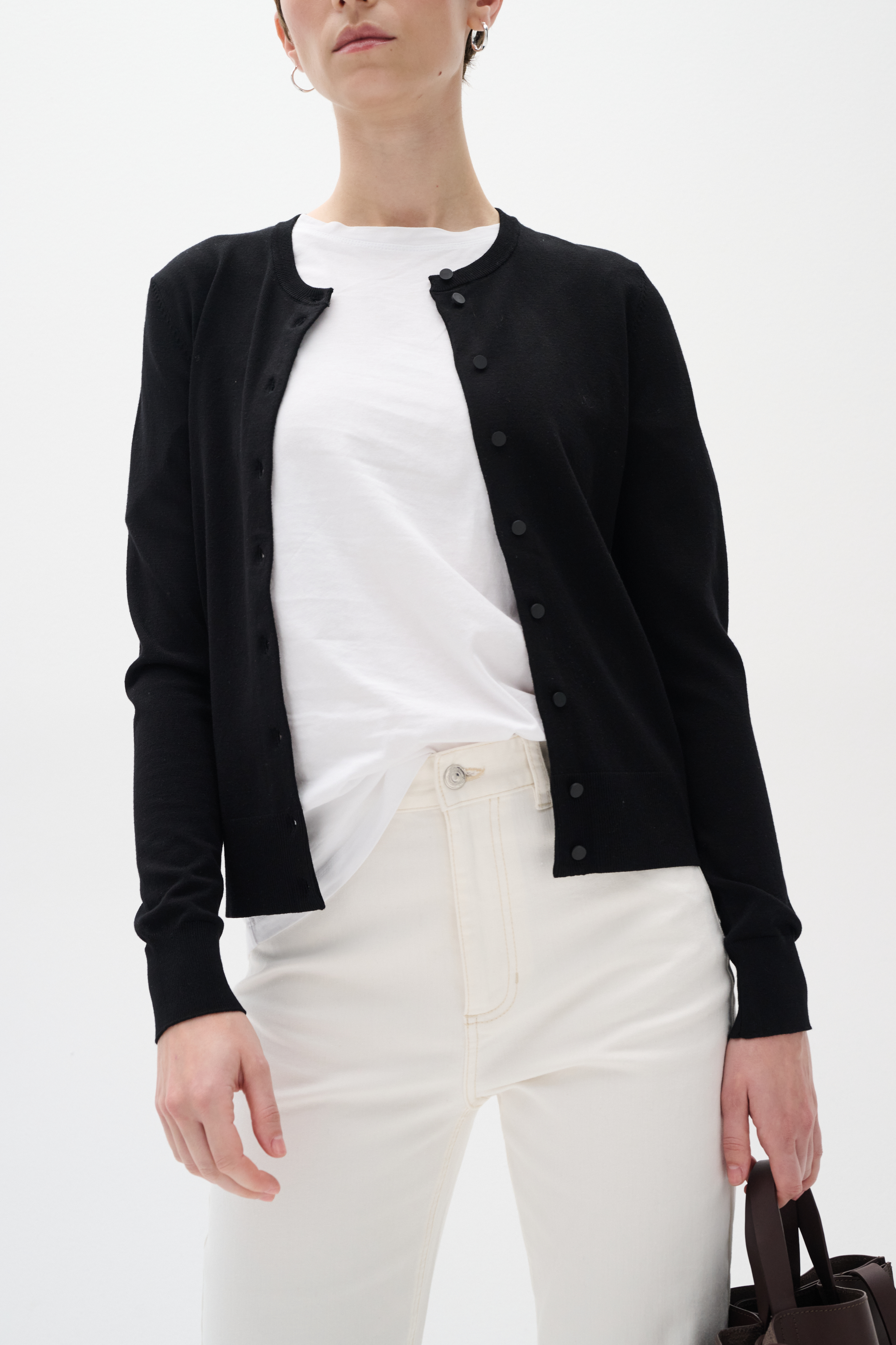 売れ筋商品|||イチ ニット&セーター レディース アウター IHKALESSI - Cardigan - black イチ ニット&セーター レディース アウター IHKALESSI