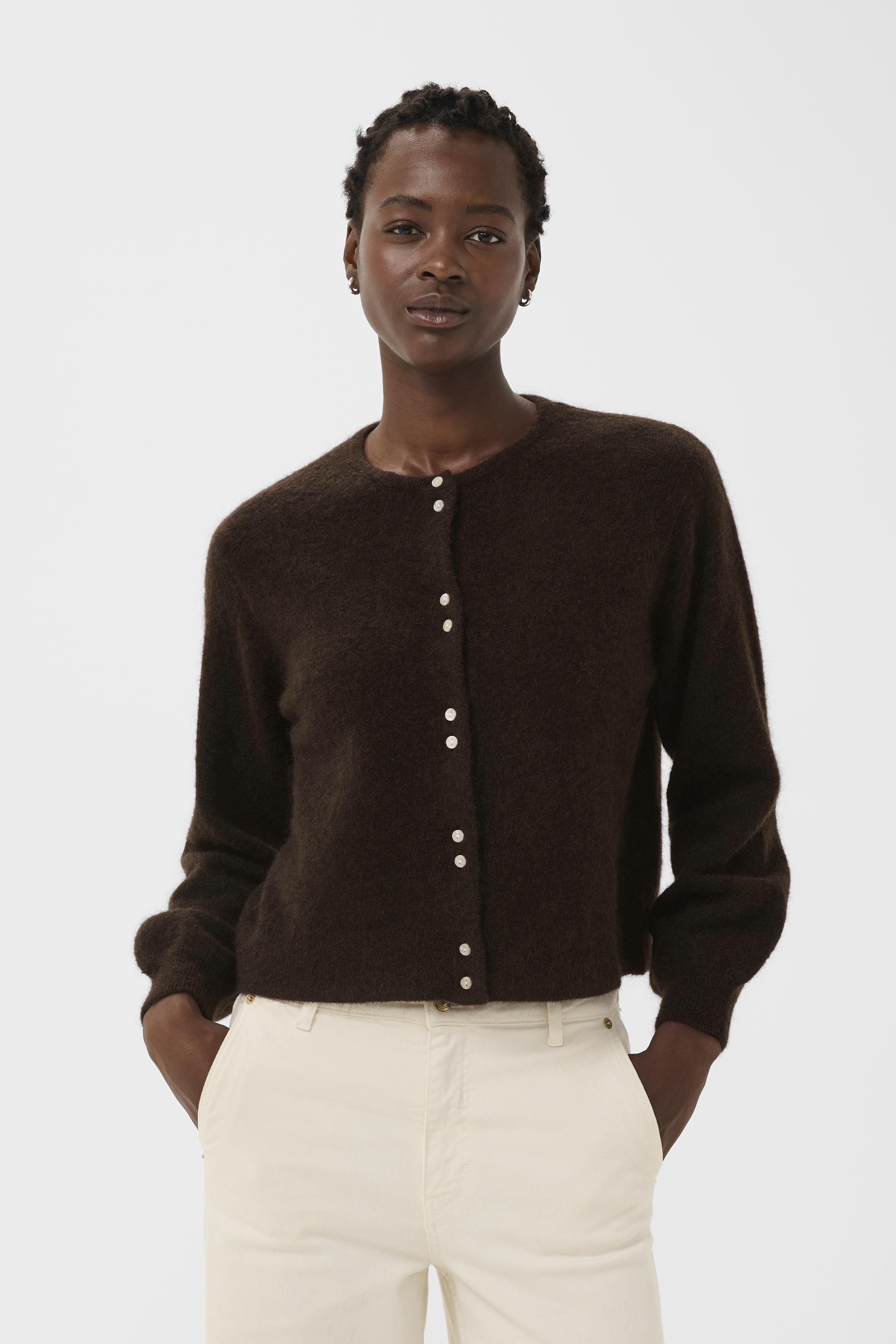 NinellPW Cardigan in ganache melange colour