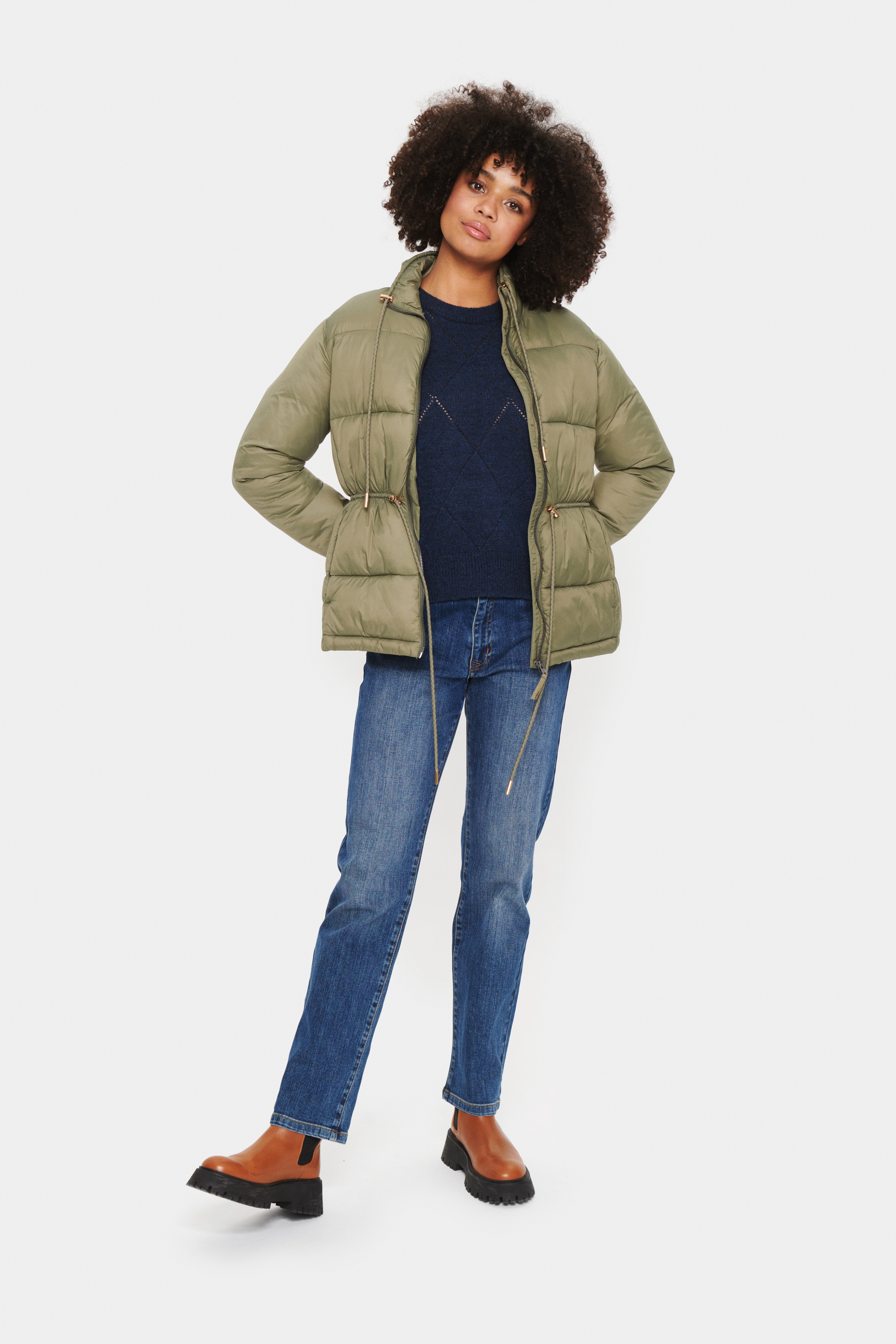 NonaSZ Outerwear in musk polyamide | Saint Tropez