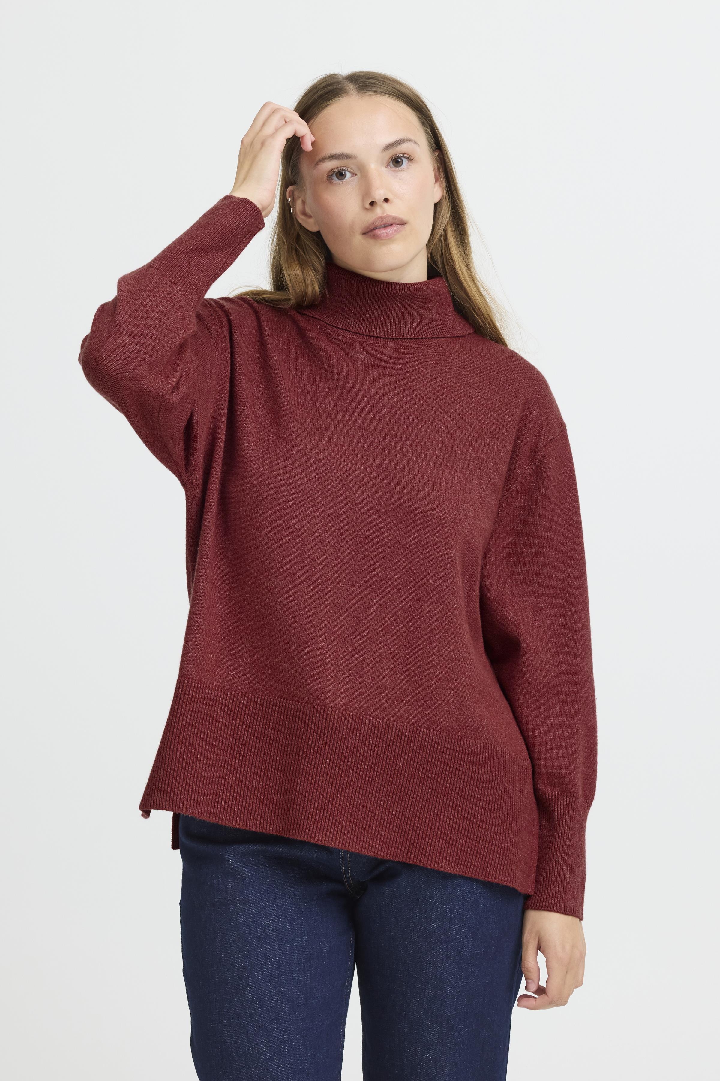 PZSTEFFI Pullover in spiced apple melange colour | Companys