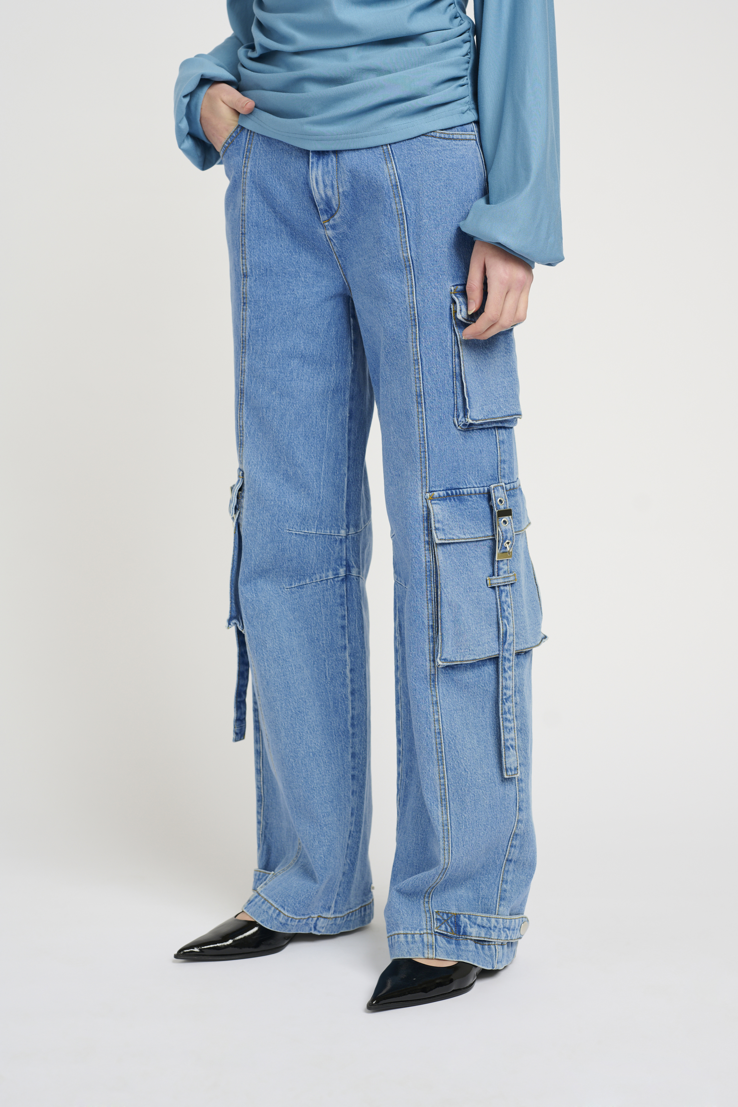 【SATIIIZ】Catan Washed Cargo Pants KAPITAL Katsuragi Port Baggy Pants in Green | SVD