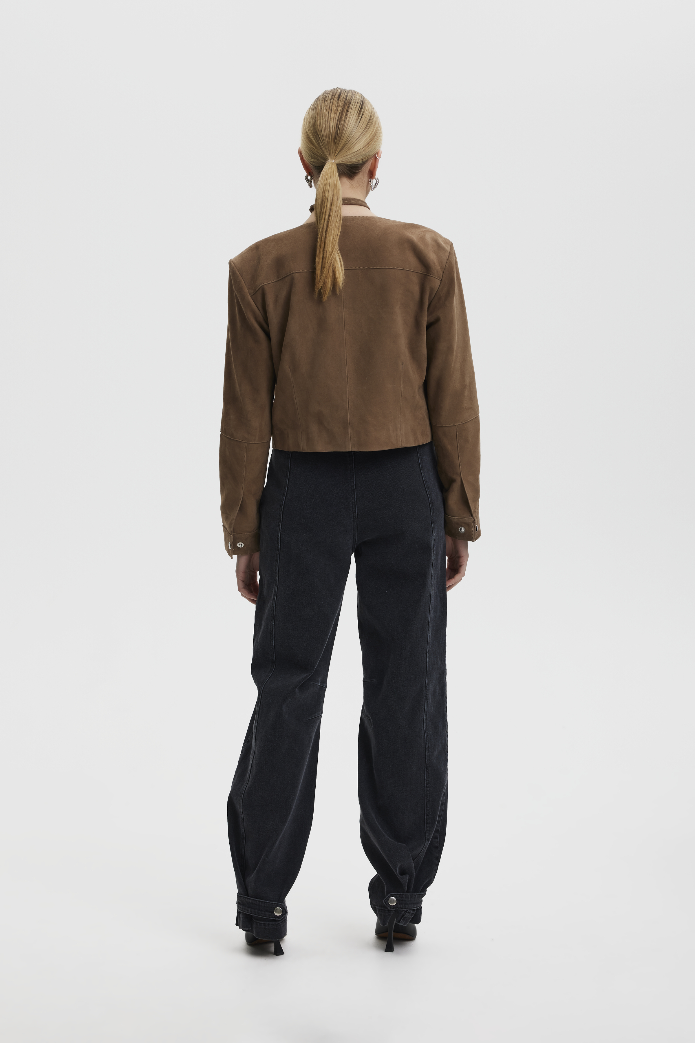 注目の geit suede taupe i Skjørt SimilaGZ suede GESTUZ | ジャケット・アウター