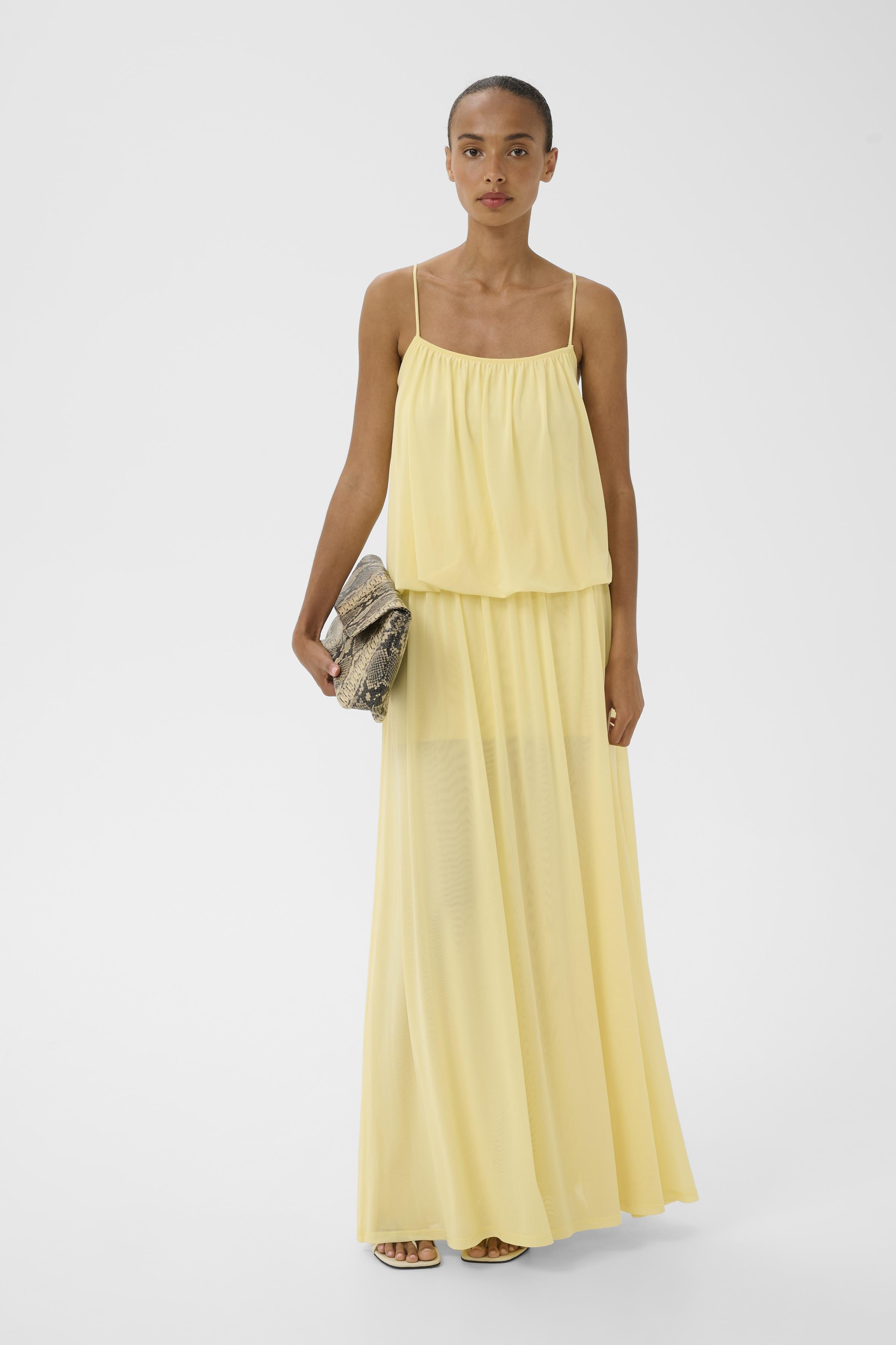 GZsamera Dress in french vanilla / yellow polyester