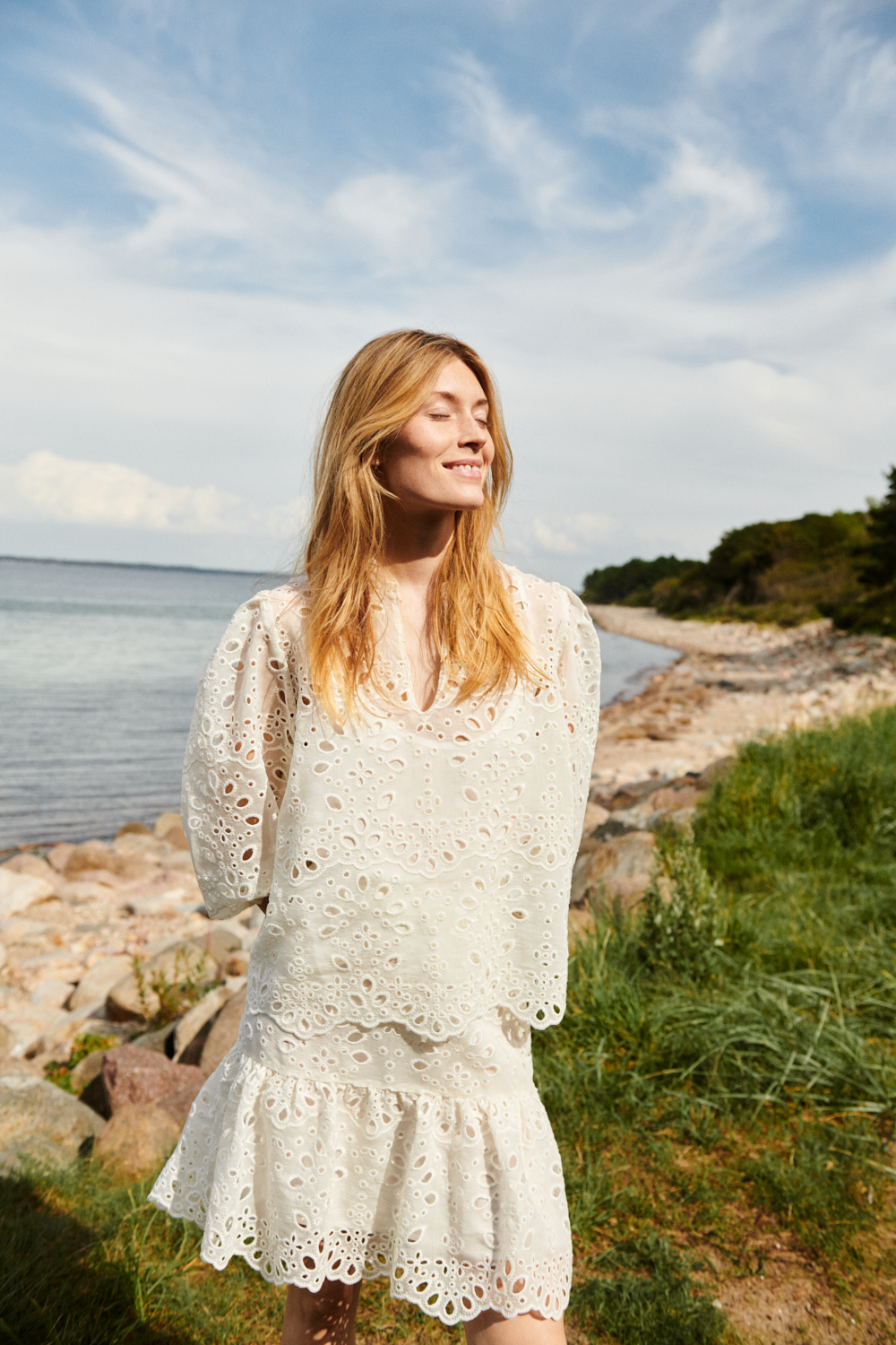 GinniePW One-shoulder top in tofu cotton | Part Two
