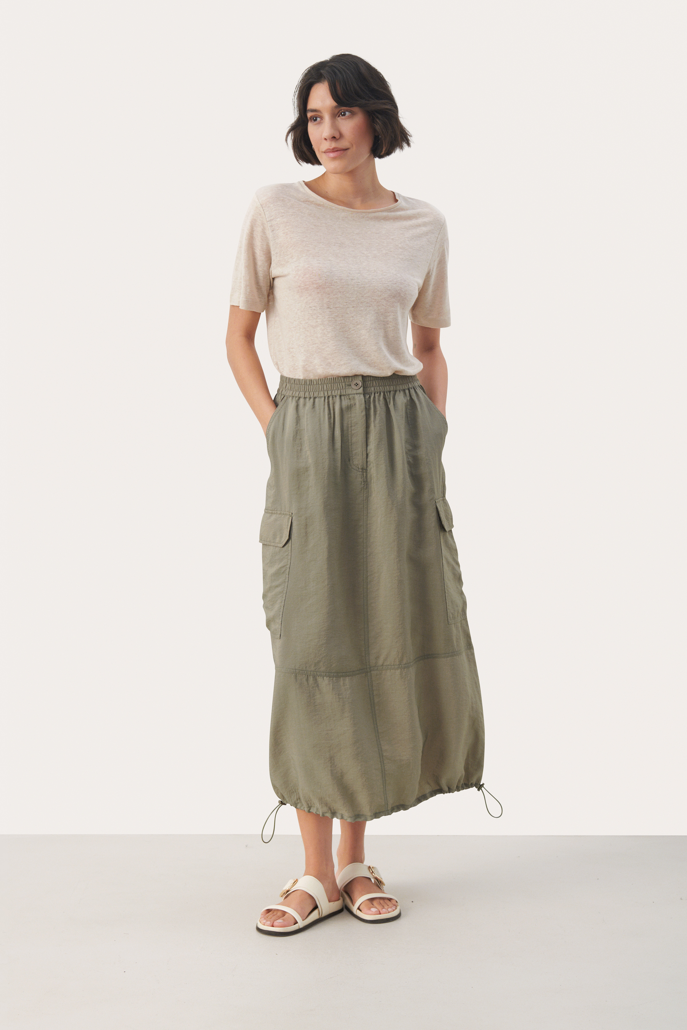 【in a row】Cable cargo skirt Olive Carmen 5-in-1 Convertible Cargo Skirt – SHOP TUNNEL VISION